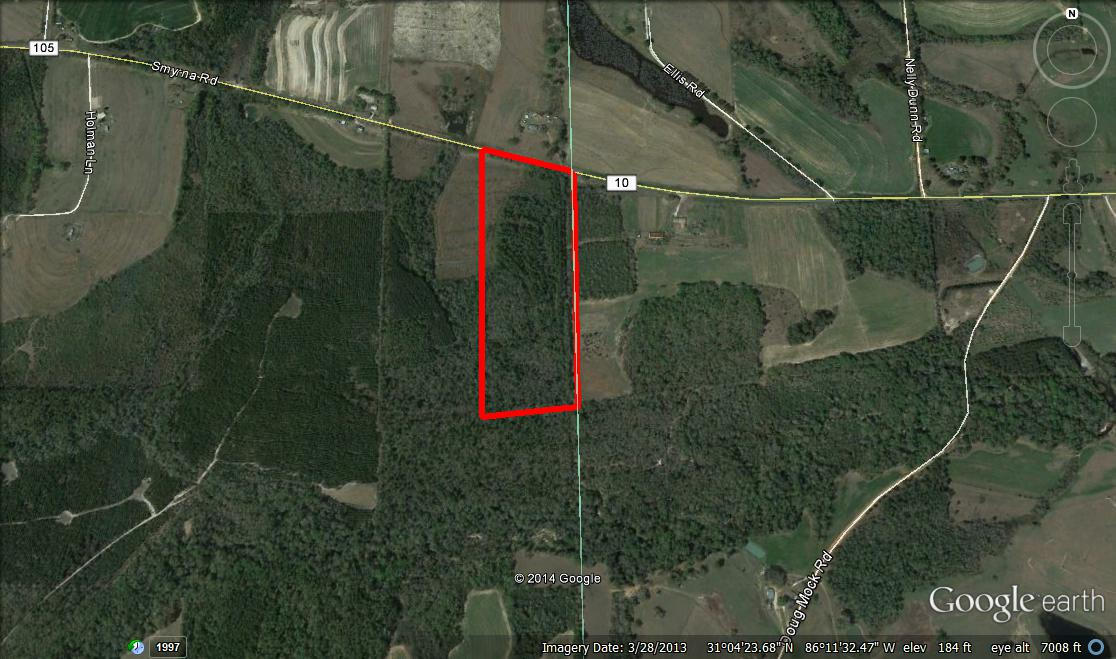 29.5 Acres. East half of Parcels 233001010000005.002 and 233001120000001.000 Paved road, Field, mature oaks,deer and turkey! Bring you house plans or your deer stand! Plenty of room for horses!