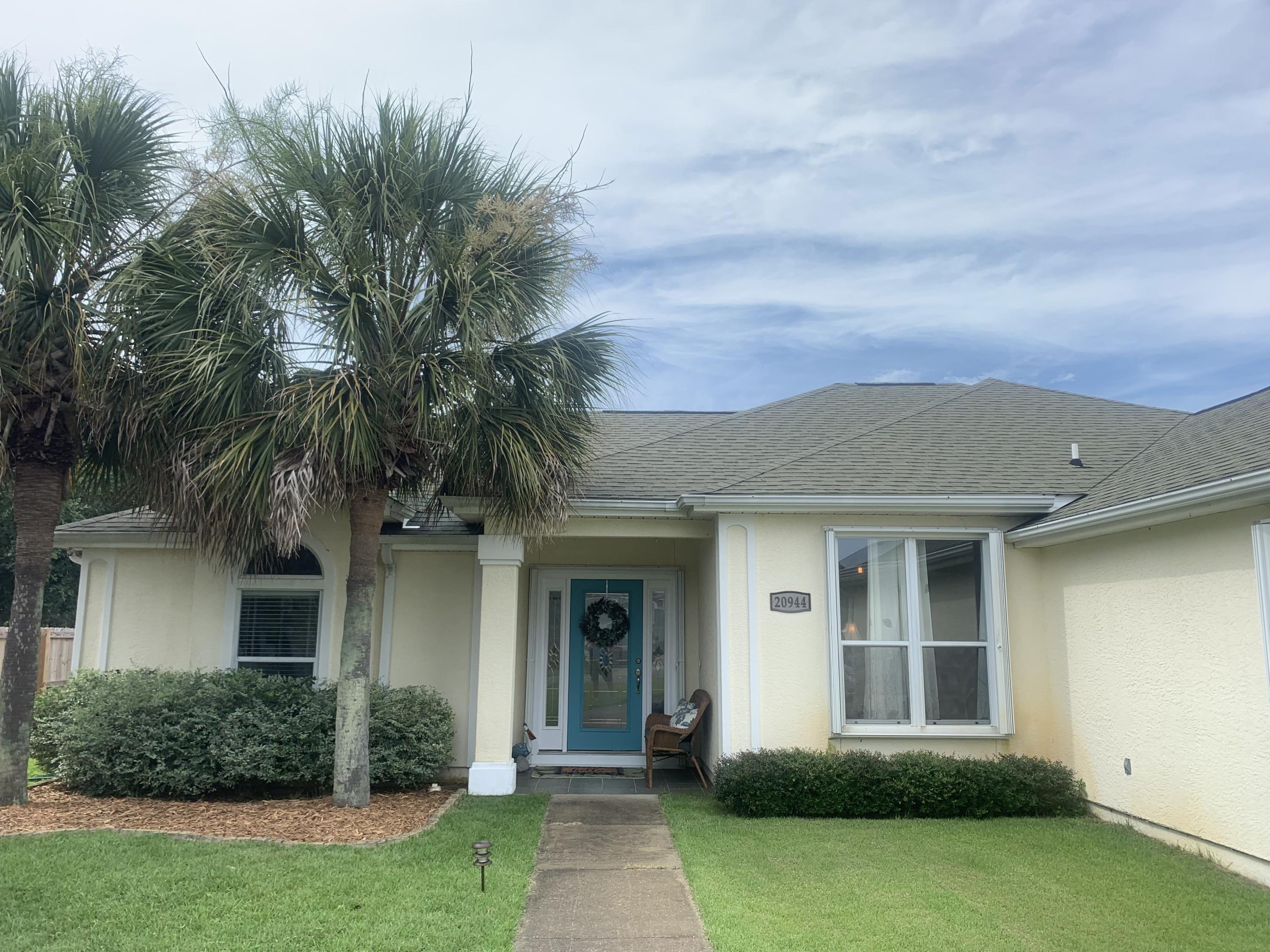 Prime location on the west end of Panama City Beach. This home is a short walk or golf cart ride to the dedicated beach of Sunnyside. Offering three spacious bedrooms; a bonus room; a cozy gas fireplace; beautiful crown molding; large master walk-in closet; large master bathroom with a super shower; an outdoor shower; open living/kitchen and a screened in private pool. If a two car garage is not big enough, there is an additional detached garage out back. Great location on a dead end street. This home is well maintained. Measurements are estimates and need to be verified by buyer.