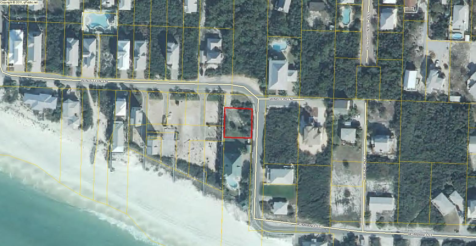 For Comp Purposes - This ''one back'' lot, located on the prestigious ''Winston curve'' at Inlet Beach is the perfect location for your dream beach home, permanent home, or vacation rental property. The lot is south of the Barbary Coast development and adjacent to The Bluff at Inlet Beach and the Rosemary Beach Community. Because this lot was platted before 1975, the Walton County Building and Planning Department regulations note that the side setbacks are 5' instead of 7.5.' All building regulations should be verified with the county before building.