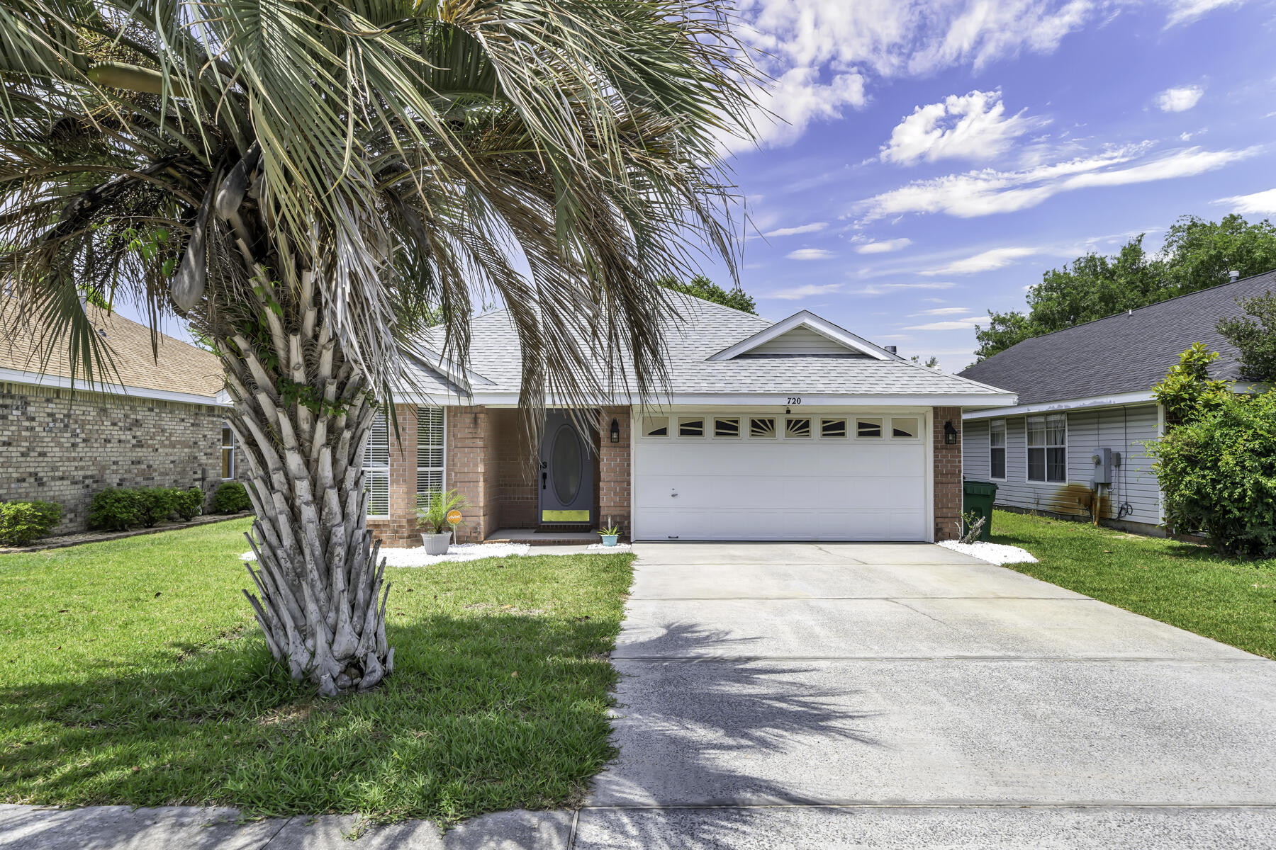 ASSUMABLE VA LOAN at 3.15%. Welcome to your new home.  Set in a perfect location in a well developed neighborhood.  Minutes to Hurlburt AFB, Eglin AFB, Duke Field, or Coast Guard Station Destin.  Shopping, Dining, and Beaches are only a 10 minute drive away.  With open spaces throughout, this 3 bed 2 bath 1557 sq ft home is a must see.  With a 3 yr old roof, freshly sodded yard, new landscaping, and PAID OFF SOLAR PANELS (means lower electricity bills), Gas Heater, and Tankless Hot water heater.  This home is sure to tick every box.