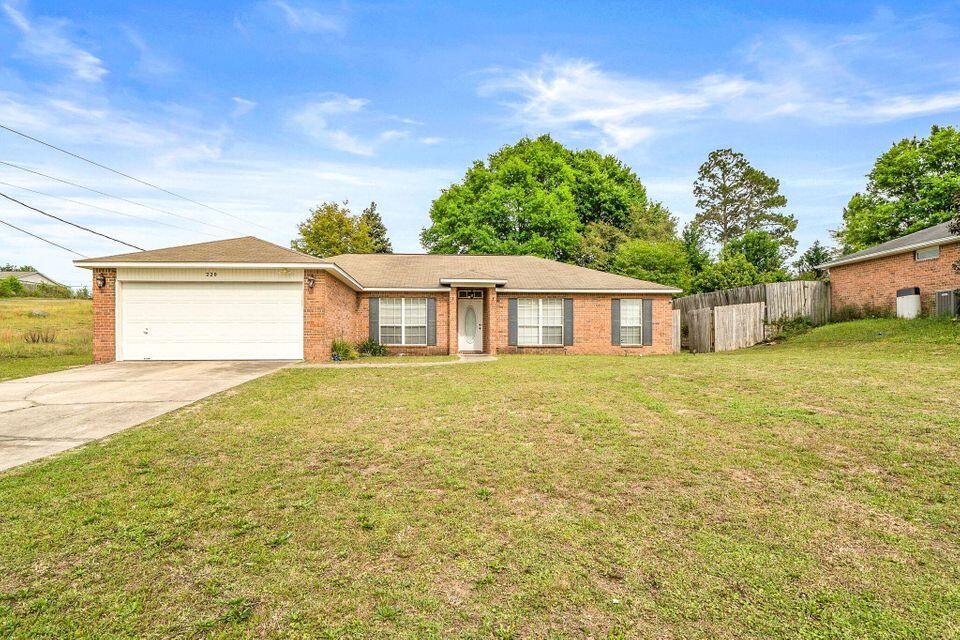 LOCATION! LOCATION! This 4 bedroom 2 bath home sits south of I10 and just minutes away from Eglin Air Force Base. Home is located in Countryview Estates with easy access to both PJ Adams and Antioch Rd. When entering the home you will find a spacious living room area with access to a fenced-in backyard. Drink your morning coffee next to the beautiful bay window featured in the eat-in kitchen. The kitchen also offers lots of cabinets & counter space.