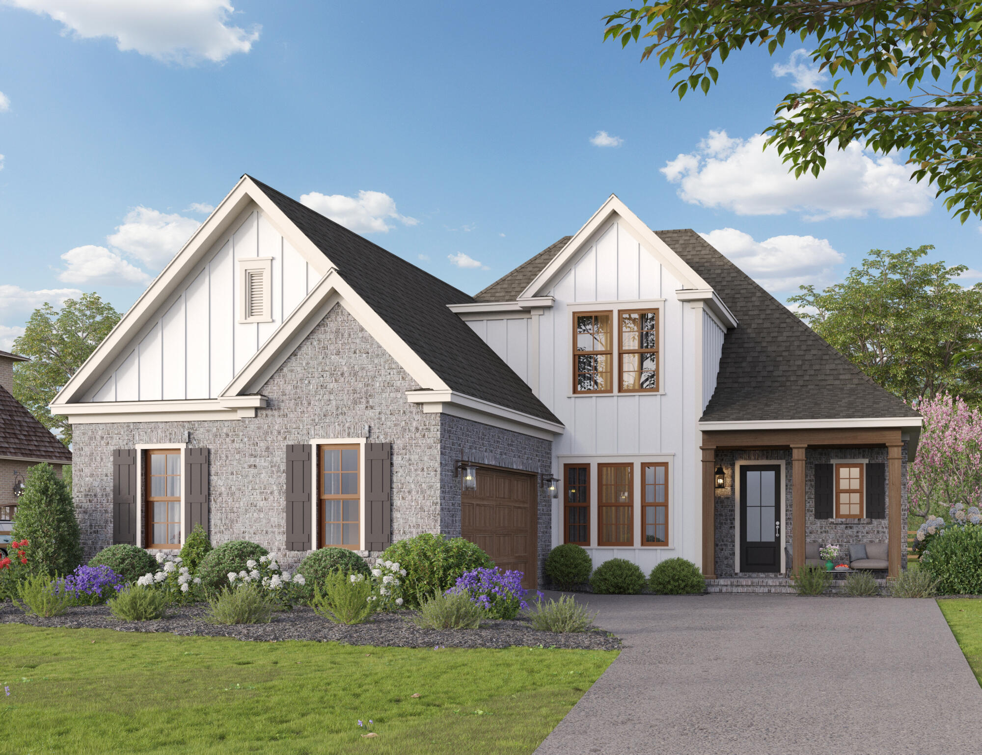 Daphne home offers immense, two-story living within an open layout! With five bedrooms and a study, you can design rooms around your family's needs and lifestyle.
If storage is high on your list, this home will not disappoint! The extra-large kitchen island, walk in pantry and ample cabinetry allow counters to remain free for meal prep or homework,mudd rom with drop zone, and the
master en-suite offers double sinks and a large walk-in closet. On the second floor, you'll have bedrooms 3, 4 along with a bonus room and wet bar. Additional attic storage is also available. This home includes a 3 car garage.