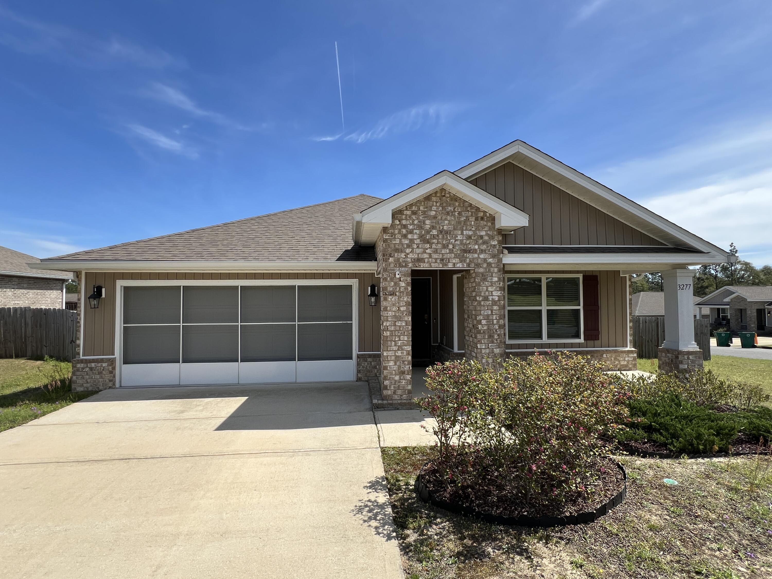 Discover this 4 Bedroom in CRESTVIEW!! -- a spacious single-story home on a corner lot with a large yard and fenced perimeter for added privacy. The open floor plan flows to a kitchen with an island, ideal for everyday meals and entertaining. Step outside to a large, covered patio and covered porch for relaxed outdoor living, plus a yard shed for extra storage. Located in Crestview, FL, this property combines generous indoor space and outdoor amenities on a large lot. Conveniently located and move-in ready, this house is a perfect place to call home. Don't miss your chance to see it! Schedule a showing today. Call 850-729-0399 View rental requirements or apply at www.RentwithBSR.com

No smoking or vaping. A small dog may be allowed with some restrictions and a $400 non-refundable pet fee. FEES: $50 per adult 18+ application fee, Landlord Liability Policy (if proof of Renter's coverage is not provided) $15 mo, Pest Assurance pest control policy $20 mo.