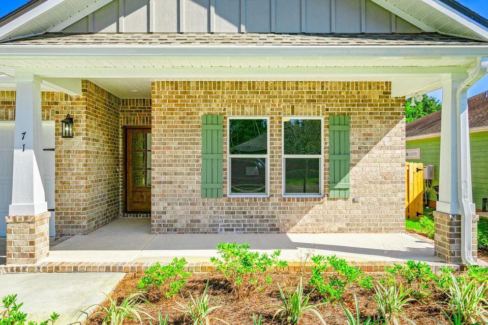 Home will be completed 8/30-9/15. The builder is covering 2% of the buyer's closing costs, plus doc stamps, title fees, and the final survey. A fence and refrigerator are also included, and buyers can choose from multiple blind options to customize their new home. Welcome to 1496 Pine Street, a beautifully crafted new construction home in Niceville, Florida. Designed for both comfort and style, this 4-bedroom, 2.5-bathroom home offers 2,123 sq. ft. of well-planned living space. The kitchen is a standout, featuring Quartz countertops, a ceramic tile backsplash, double-edge shaker cabinetry, and sleek stainless steel appliances. Throughout the home, LVP flooring provides both durability and elegance, while matte black hardware and modern finishes enhance the design. Energy efficiency is key, with natural gas fueling the heat, cooking range, dryer hookup, and tankless water heater, keeping utility costs lower. Don't miss out on this fantastic opportunity!  Photos are of a different floor plan with similar finishes.  Some details depicted may not be the same.