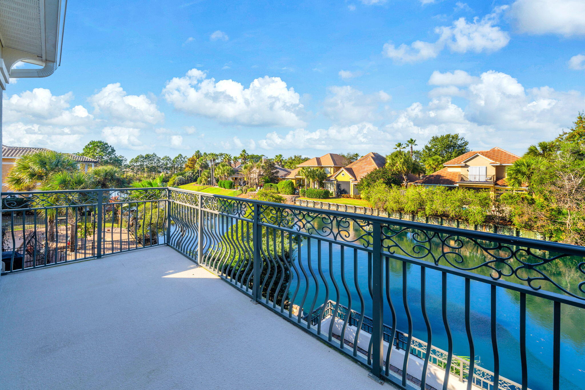 LAKEFRONT OASIS in the heart of Destin! LOW HOA!! GATED COMMUNITY. Sunrise to the East and Sunsets to the West. Privately positioned in a quiet rear cul-de-sac, this Mediterranean masterpiece features a real clay tile roof, hard-coat stucco exterior, and STUNNING multi-level paver outdoor living areas overlooking peaceful sunset views across the lake. **NEW INTERIOR PAINT** Enjoy 10' ceilings throughout, crown molding, plantation shutters, wood floors, Spanish lace walls/ceilings, granite kitchen counters, stainless steel appliances, cultured marble baths, and a master suite with a private balcony over the water. Two newer A/C units-5 yrs add comfort and value. Brand new hot water heater (2025), Fresh New paint in the interior (Dec 2025). Dishwasher/Disposal/Full Size Washer & Dryer -5Yr- Calusa Bay is a gated community with a community pool, you're just minutes from Destin Commons, Silver Sands Outlet Mall, Sandestin, multiple public and private golf courses, Legendary Marina, entertainment, dining and public beach access.
Don't miss this RARE waterfront opportunity in Calusa Bay! THIS IS A MUST SEE! BOOK YOUR SHOWING TODAY!