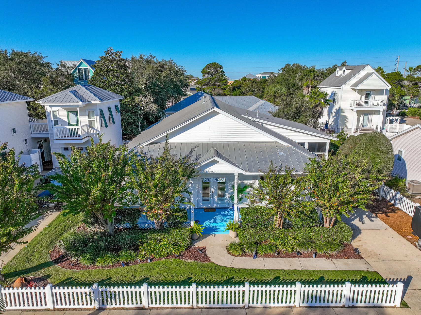 Charming Beach Cottage with Inviting Outdoor Living!!

This beautifully designed beach cottage offers the perfect blend of coastal charm and modern comfort. Warm wood-plank flooring welcomes you into the main living area, while plush carpeting adds comfort in the bedrooms.

The open-concept floor plan seamlessly connects the living room, dining area, and kitchen, creating an ideal space for entertaining or relaxing after a day at the beach.

The well-appointed kitchen features granite countertops, white cabinetry, stainless steel appliances, a farmhouse sink, and a spacious pantry, providing both style and functionality.

The private primary suite offers a relaxing retreat with a luxurious bath and walk-in closet. 

Mere minutes from beach access!  Two additional bedrooms share a beautifully designed hall bath, making this home perfect for family and guests.

One of the home's standout features is the charming side porch, accessible from both the kitchen and the primary bedroom--an ideal spot for morning coffee, coastal breezes, or quiet evening relaxation.

Whether you're looking for a primary residence, vacation getaway, or investment property, this inviting beach cottage offers the perfect setting to enjoy the Emerald Coast lifestyle.

Crystal Beach Cottages are vacation rental (STR) friendly but this home home has been utilized as a second home which explains its pristine condition!