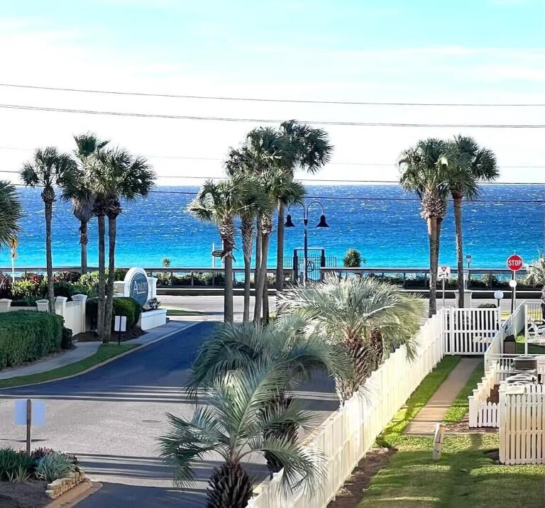 Beautiful updated three bed two bath condo with Gulf Views! Great investment opportunity that averages +$60,000 a year in rental income. plank tile flooring throughout for easy maintenance, flat screen TV's in the custom built bunk room, full size washer and dryer, and an owner's closet. Maravilla continues to be one of the most popular family & pet-friendly communities along Scenic Gulf Drive. Amenities include: private beach access with 2.5 acres of white sand & beautiful turquoise water; 33 acres of land.
