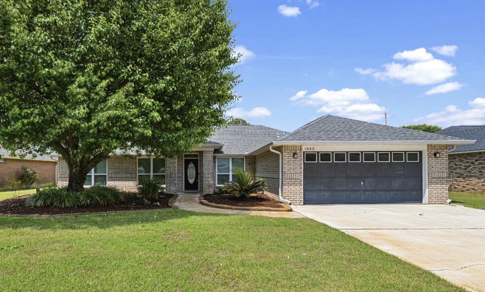 Welcome home to your slice of paradise! This beautiful brick home has everything you need and then some!

3 bedrooms
2 bathrooms
Breakfast nook
Formal dining room
Office/flex room 
GORGEOUS backyard!

The kitchen features stainless steel appliances and bar seating around the kitchen counter which opens up to the Breakfast nook!

Out back, you'll love your private yard with pergola style covered patio area, gardening beds and a brick fireplace where you can enjoy your evenings sipping on hot chocolate!

The subdivision is directly across the street from  Jim C. Bailey Middle School, is within close proximity to the back gate of NAS Pensacola, and about a 15-20 minute drive from the gorgeous Gulf beaches like Perdido Key!