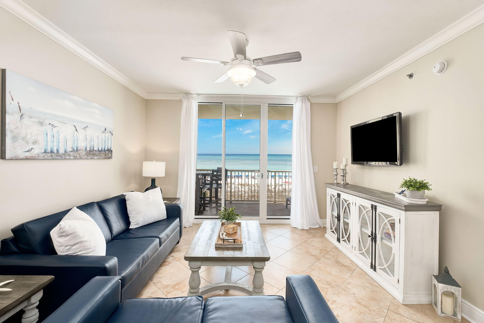 Gulf-front 3-bedroom condo in Azure offering spectacular, unobstructed Gulf views from the private balcony, main living areas and spacious master suite. Wake up to sunrise over the Gulf and enjoy evening breezes and sunsets from multiple vantage points. This condo has been thoughtfully spruced up and brightened throughout, featuring 3 bedrooms and 3 full baths, spacious kitchen & laundry room. Residents enjoy two waterfront pools, including one heated year-round for extended-season swimming, plus convenient onsite amenities and easy deeded beach access. All required SIRS study has been completed and the special assessment has  has already been paid by the owner -- one less concern for the buyer. An excellent combination of lifestyle and income potential in a prime Gulf-front setting.