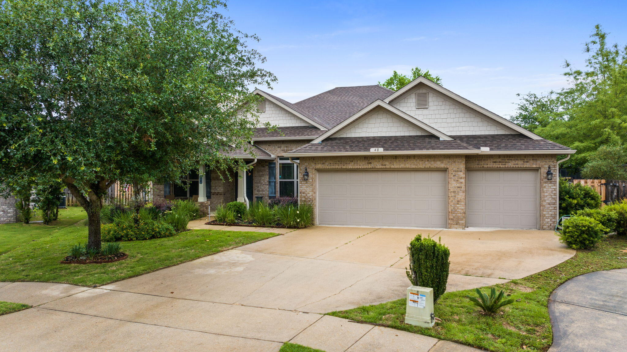 GREAT BUY IN HAMMOCK BAY! 4 bdrs, 3 baths, Sunroom, 3 Car garage and a large storage bldg on a highly sought-after spacious lot, This gorgeous, well-appointed home comes with tile flooring in living areas, hardwood flooring in bdrs, and an auto on-demand 22 KW whole-house generator. The entryway welcomes you into the light and airy, open floor-plan. The large kitchen features granite countertops, farm style stainless steel sink and efficient gas cooking.  10 closets inc a walk-in pantry. The laundry room has a sink and full set of cabinets w/a granite countertop work surface.  A spacious enclosed sunroom overlooking the backyard. You can enjoy all of the wonderful amenities Hammock Bay has to offer. 
3 Clubhouses, pools, fitness ctr,, bay frontage, General Store, Sport Complex and more.