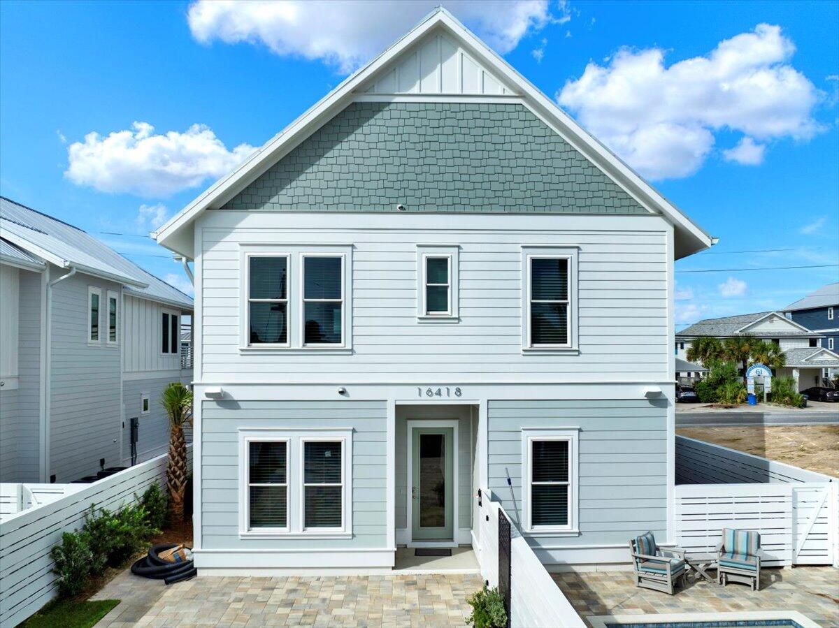 Welcome to The Grand Villa's at the Pier, the villa was completed and C.O. in late Oct.  This perfectly designed, Beach House is well equipped for rentals and or as a private beach house.  Designed to sleep 16, this great rental house is in the heart of Pier Park and the Pier, all within walking distance.  A private pool/sauna and plenty of parking on the back of the property, designed to access without the traffic of Front Beach Road.  in addition, there are two very close beach access points and a fantastic Gulf view.  All this plus luxury finishings, Sono's sound system on every deck and patios and fully furnished.
