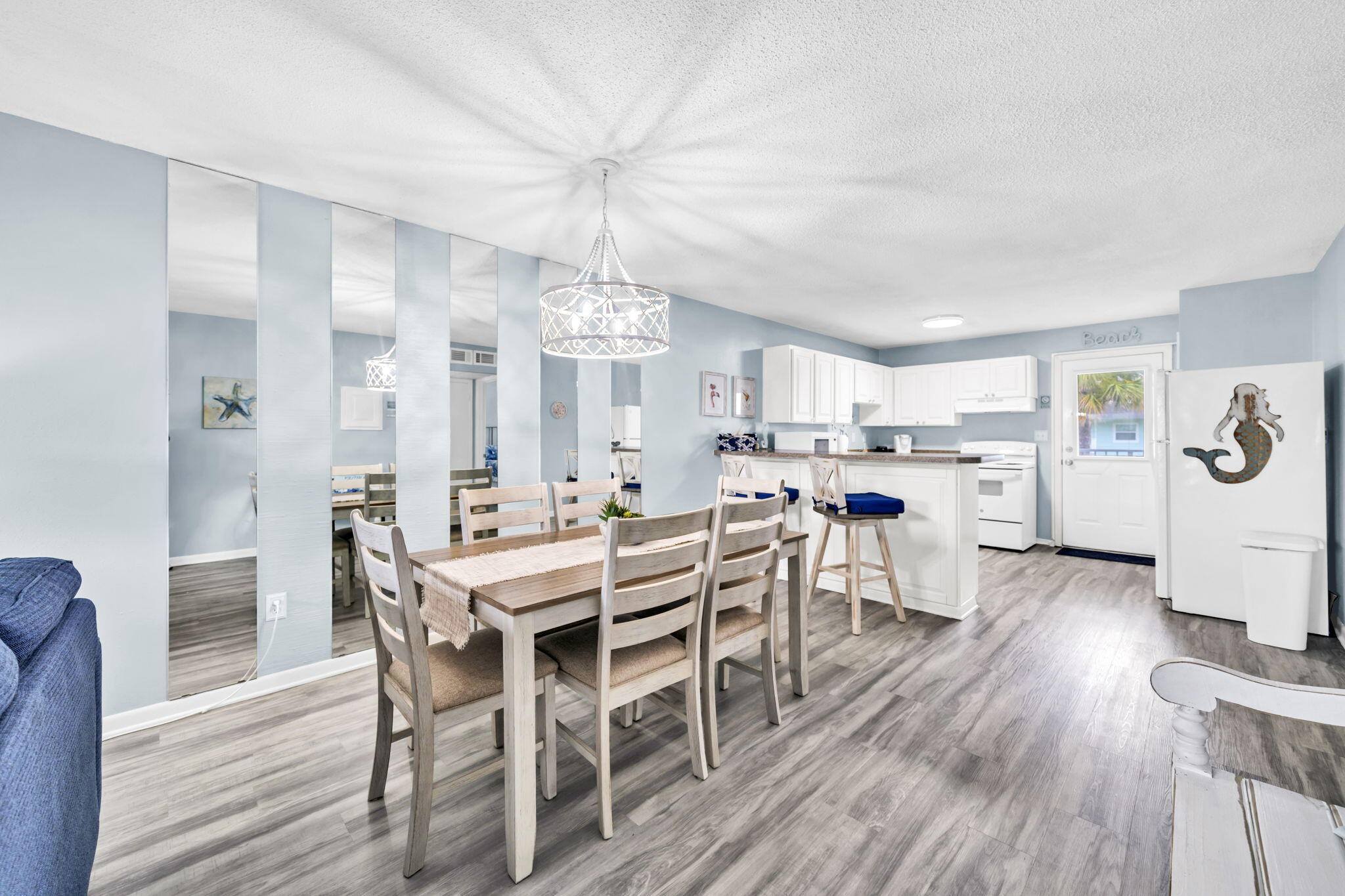New Price on Okaloosa Island! Beach life starts here with this turnkey, fully furnished condo just steps from the sugar-white sand and emerald-green Gulf waters. Perfect as a vacation getaway, second home, or short-term rental investment opportunity, this updated condo is move-in and rental ready.

Recent upgrades include luxury vinyl plank flooring, refreshed bathrooms with new tile and vanity, updated lighting, newer kitchen appliances, and HVAC improvements. Enjoy relaxing pool views from your private balcony and take advantage of resort-style amenities including a community pool, tennis courts, BBQ picnic areas, and convenient access to dining, entertainment, and the beach.

Located in the heart of Okaloosa Island, this beach condo offers the ideal combination of coastal lifestyle, convenience, and investment potential on Florida's Emerald Coast.