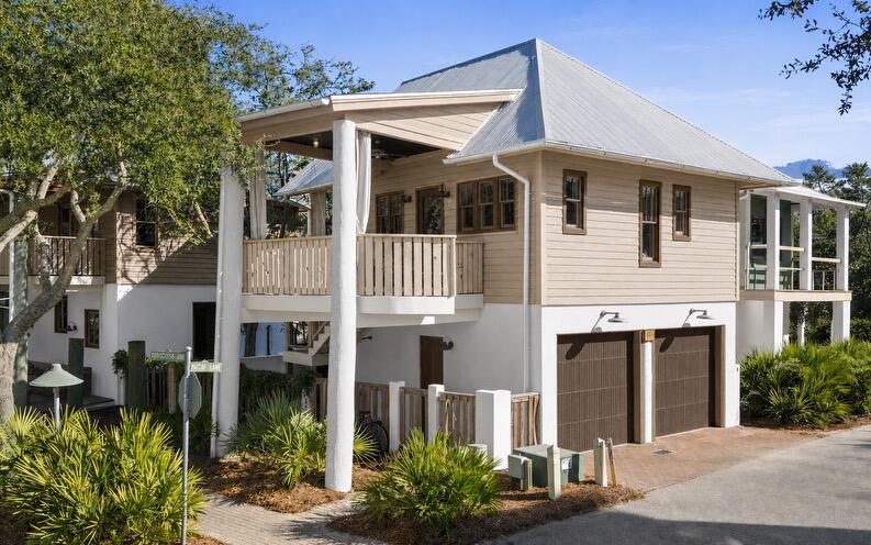 Rosemary Beach compound featuring a 4-bedroom main residence and a 2-bedroom carriage house — a rare opportunity offering flexibility, privacy, and exceptional investment potential in the heart of town. Designed by renowned architect George Israel, the main house was completed in 2002, with the carriage house added in 2007 — creating a cohesive yet flexible property that is both architecturally significant and functionally versatile. The main residence is rich in character, offering gracious living spaces that open to beautifully designed screened porches, extending everyday living outdoors. Each bedroom enjoys its own private balcony, an uncommon luxury that invites fresh air and coastal breezes after a day at the beach. The carriage house offers its own sense of retreat, complete with a 160-square-foot covered porch ideal for dining, relaxing, and overlooking the charm of Wiggle Lane.

The generous lot size  a true rarity within Rosemary Beach  provides exceptional privacy and even offers room to add a private pool, further enhancing both lifestyle and long-term investment potential.

Whether utilized as a primary residence with a private guest house, a multi-generational retreat, or a dual-income rental property, the flexibility here is unmatched. Live in one and lease the other, or maximize returns by renting both  the compound configuration allows for options rarely available within the community.

Beyond the gates, owners enjoy access to Rosemary Beach's deeded beach access, multiple resort-style community pools, a private fitness facility, clubhouse, and tennis courts  all part of the thoughtfully curated lifestyle that defines this iconic coastal enclave. Steps from beloved shops and award-winning dining, and moments from the Gulf's white-sand shoreline, 107 Wiggle Lane embodies the very best of refined beach living.

A truly one-of-a-kind opportunity in the heart of Rosemary Beach. Reach out today for cost-to-own and rental figures.