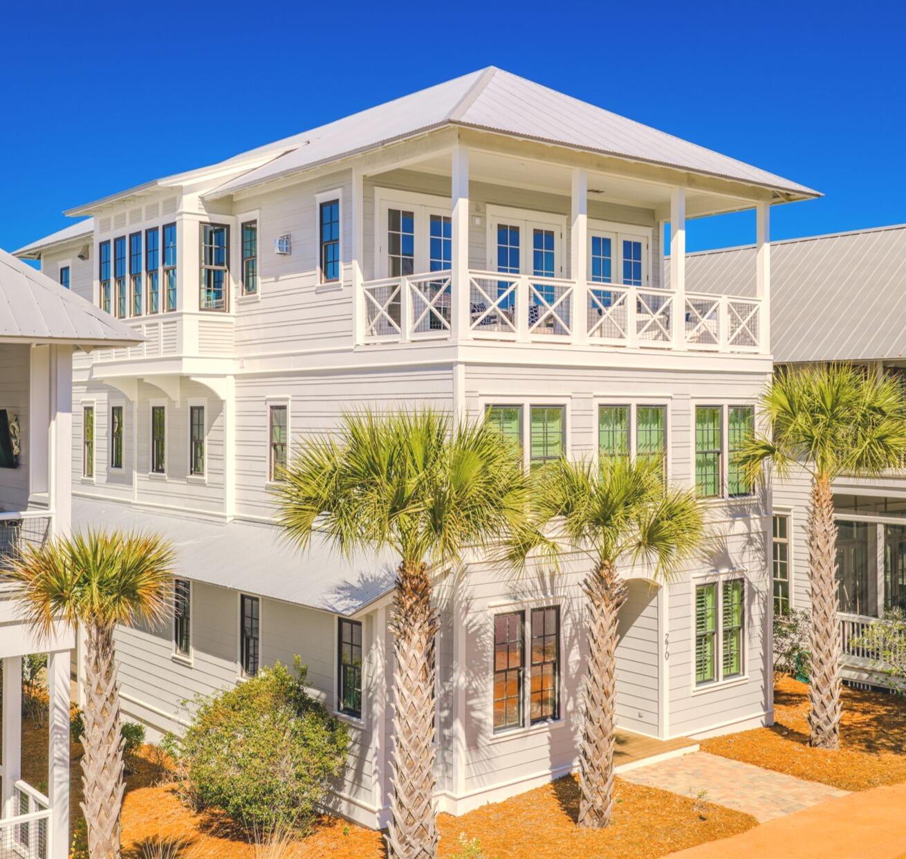 Looking for the perfect premier custom-designed luxury 30A beach retreat?  Welcome to 270 Cypress Drive, this home is located in the highly sought-after gated community of Cypress Dunes.
This exceptional three-story residence offers 5 bedrooms, 5.5 bathrooms, a private elevator, and a spacious 2-car garage. Ideally situated just steps from the community's resort-style pool and fitness center, this designer-inspired home was thoughtfully crafted for comfortable family living and effortless entertainment.
The first floor features a spacious guest suite and a private en suite bathroom with an oversize shower.  Also on this floor, is a charming bunk room, with its own bathroom. The first floor has a TV room and wet bar with an ice maker.  This home has a large 2-car garage with ample storage space and an addition washer/dryer hookup.
The second floor is home to the luxurious master suite, complete with a spa-inspired bathroom featuring a soaking tub, custom tile work, designer cabinetry, and an oversized walk-in closet with custom built-ins. Two additional guest suites, each with private access to a bathroom, along with an oversized laundry room featuring floor-to-ceiling cabinetry and abundant storage, complete this level.
The third floor showcases the heart of the home--a spectacular open-concept living, dining, and kitchen area designed to bring family and friends together. The spacious living room offers abundant seating and natural light, while the dining area comfortably accommodates large gatherings and celebrations. The gourmet kitchen is equipped with top-of-the-line appliances, custom cabinetry, and generous workspace for preparing meals and entertaining. Across from the kitchen, you'll find an inviting bonus living area complete with a wet bar and additional lounge space, creating the perfect setting for hosting guests or relaxing after a day at the beach.
Step outside onto the comfortable balcony and enjoy views of the Gulf while taking in the coastal breeze.
This exceptional high-end designer home is being offered furnished, complete with custom window coverings.
This is a rare opportunity to own a premier luxury home on the west end of 30A, offering upscale finishes, and an unbeatable location.
Residents of Cypress Dunes enjoy an impressive collection of resort-style amenities, including two pools--one featuring an infinity edge overlooking Topsail Hill Preserve and the Gulf. A hot tub is located adjacent to the main pool, while the second pool offers a tranquil water feature creating a peaceful atmosphere. Additional amenities include tennis and pickleball courts, a fitness center, an elegant clubhouse, a fireplace lounge, a green space and scenic boardwalks winding through the community's beautiful 100-year-old cypress ponds.
Best of all, Cypress Dunes is located less than one mile from the sugar-white sand beaches and emerald-green waters that make the Emerald Coast one of the most desirable destinations in the country.
Schedule your private showing today and experience the luxury, beauty, and lifestyle that 270 Cypress Drive has to offer.