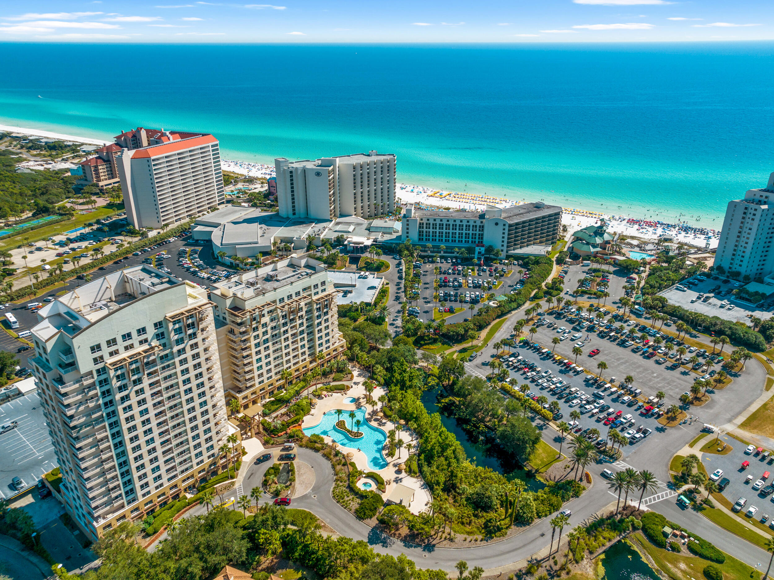 Discover the opportunity to own your own slice of paradise with Luau 6212, ideally located within the highly sought-after Sandestin community. This charming second-floor condo places you just moments from the sugar-white sands and emerald waters of the Gulf. Rental Projections between: $23k - $27K. 

Enjoy resort-style living with an impressive selection of amenities, including a stunning lagoon-style pool, convenient beach access for effortless days by the water, fitness center, and more; each thoughtfully designed to enhance your's and/or your guests vacation at the beach. 

Nearby shopping, restaurants, entertainment, world-class golfing, and more! Don't miss out on your chance to own near the beach for a great price! Reach out today to schedule a tour!