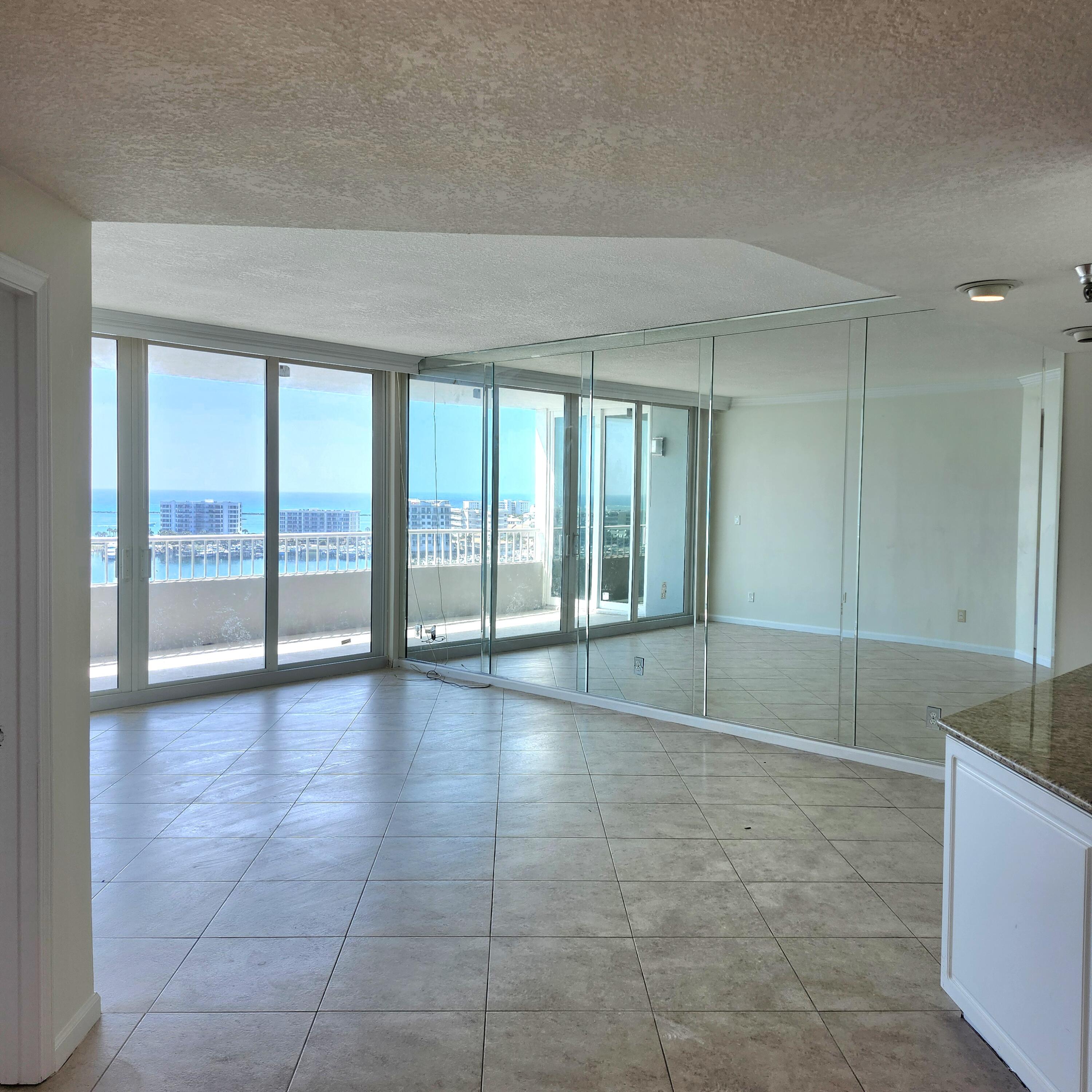 Fantastic views from this 10th floor unit at the exclusive Destin Yacht Club.  If privacy and luxury are what you seek, this is the ultimate complex.  Large deep water boat slip #45 is included.