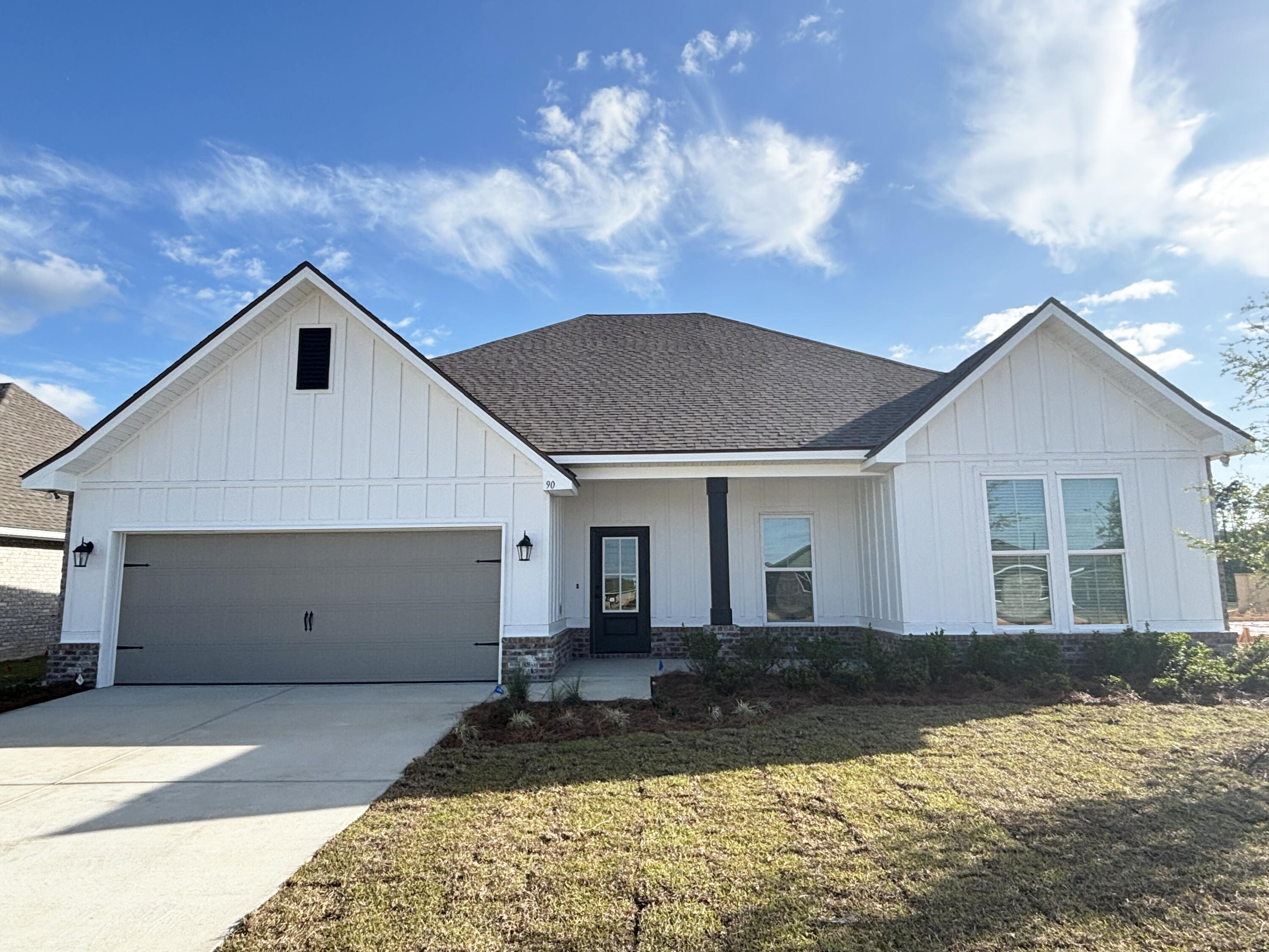 Awesome builder rate plus choose ONE free: window blinds OR fridge! Restrictions apply. 

The COMSTOCK III I in Natureview community offers a 4BR/2BA, open design. Upgrades added (list attached). Special Features: double vanity, garden tub, separate custom tiled shower, and walk-in closet in master bath, walk-in closet in beds 2 and 3, kitchen island, walk-in pantry, boot bench in mudroom, covered porches, custom kitchen backsplash, recessed lighting, crown molding, ceiling fans, framed mirrors in baths, smart connect WIFI thermostat, smoke and carbon monoxide detectors, landscaping, architectural 30-year shingles, flood lights, and more!
Energy Efficient Features: water heater, electric kitchen appliance package, vinyl low E windows, and more! Energy Star Partner.