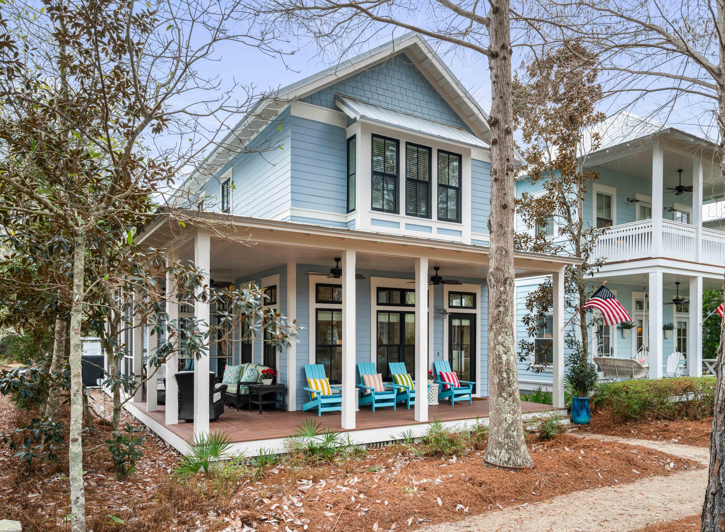 Lovely 4 bedroom, 5 bath Beach Home tucked away in Watercolor's Crossings District. Never Rented! Thoughtfully decorated, immaculately well cared for and offered Fully Furnished, this Cottage Home sits in a peaceful & serene Park Front enclave, all while still enjoying quick access to all of Watercolor's World Class Amenities and Beaches. Features include Hardwood Floors, all En Suite Baths, curated Designer Furnishings, Wrap Around Porches & Transom Windows for great Natural Light. Seller Upgrades are numerous & include an Updated Kitchen with all New Appliances, new HVACs & Tankless Water Heater, updated Recessed Lighting throughout, an Expanded Patio & Drive Way and much more. Peaceful serenity abounds in this Park Front home that is surrounded by Green Space. Watercolor boasts some of the most amazing amenities along all of Scenic 30a including multiple community pools, expansive parks, preservation areas and walking trails as well as direct access to Western Lake for kayaking and paddle boarding and of course the spectacular Watercolor Beach Club! Over $100K in Potential Gross Rental Income! Schedule a private showing today.