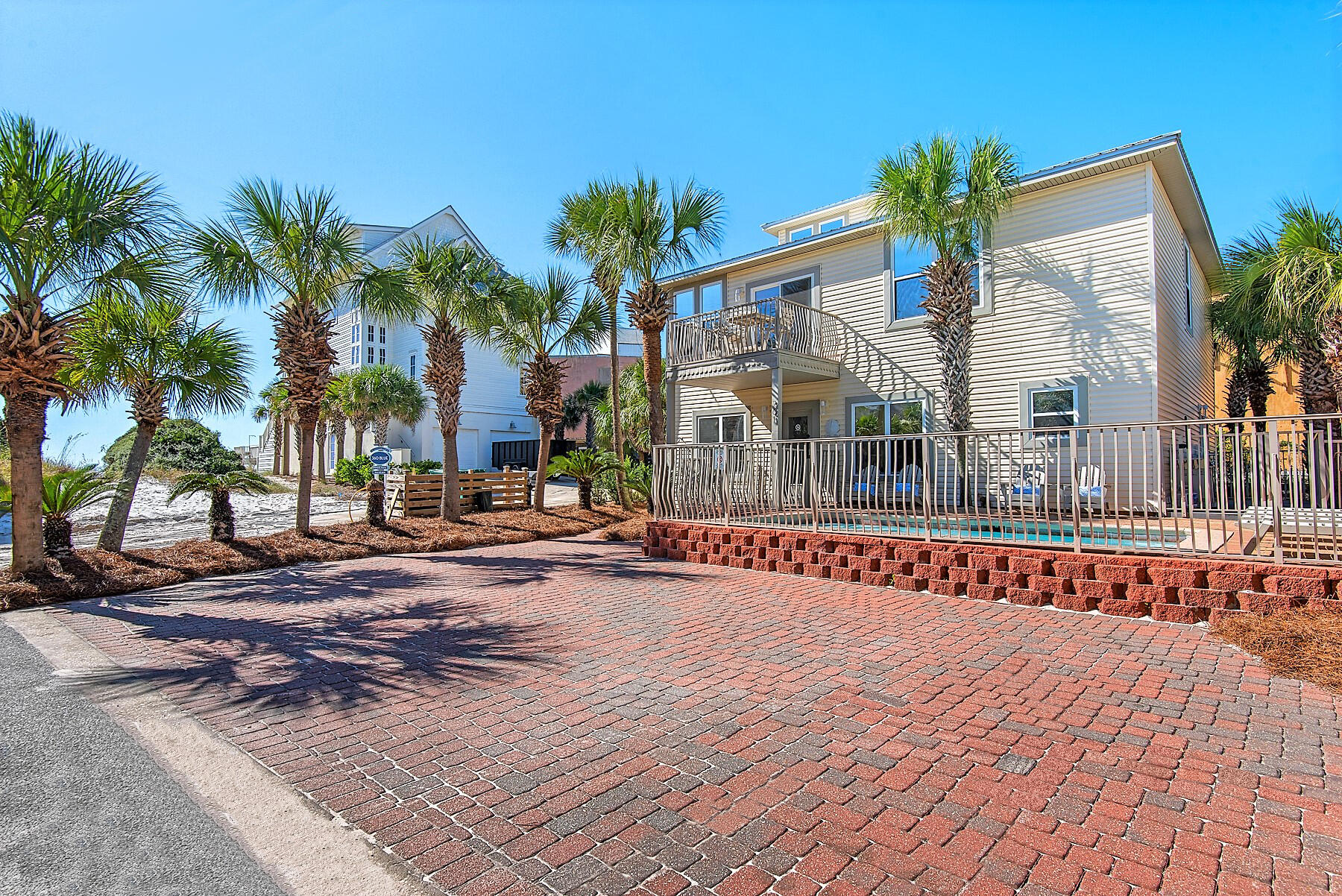 Short term rental powerhouse featuring a spacious coastal home with ocean views from every floor, direct beach access from the front door, private seasonally heated pool, and massive 22 person sleeping capacity to maximize revenue.

Designer furnishings, professional photography and full inventory to convey for immediate revenue generation.

Less than 300 feet from direct beach access ensures high occupancy. Includes complimentary paddleboards and kayaks for added guest appeal.

Designed from the ground up to ensure easy, low cost maintenance and best possible yield.
 
Do an Internet search on Legacy Beach Homes of Destin, Florida to view real time calendars in order to determine availability for showings. Seller is listing over $100 million worth of properties from their portfolio (35 large STRs in the Destin/Miramar/30A area with an average appraisal value of slightly over $3M each.).

Seller is only selling 10% of the portfolio.  Seller will withdraw this and/or any other remaining listings once the first  $10 million (approximately)  in sales have been achieved.

Seller (Equisource Holdings dba Legacy Beach Homes) does not disclose property-level rental revenue data. Buyer to perform their own due diligence regarding income potential. However, the appraisal in the document section of this listing may include the appraiser's revenue projection. 

Seller will make all reasonable efforts to facilitate the transfer of future reservations.

The Seller does not have to sell.  Property has been priced based on recent appraisal and reflects the seller's minimum acceptable price.

Most recent appraisal and inspections are included in the documents section of this listing.