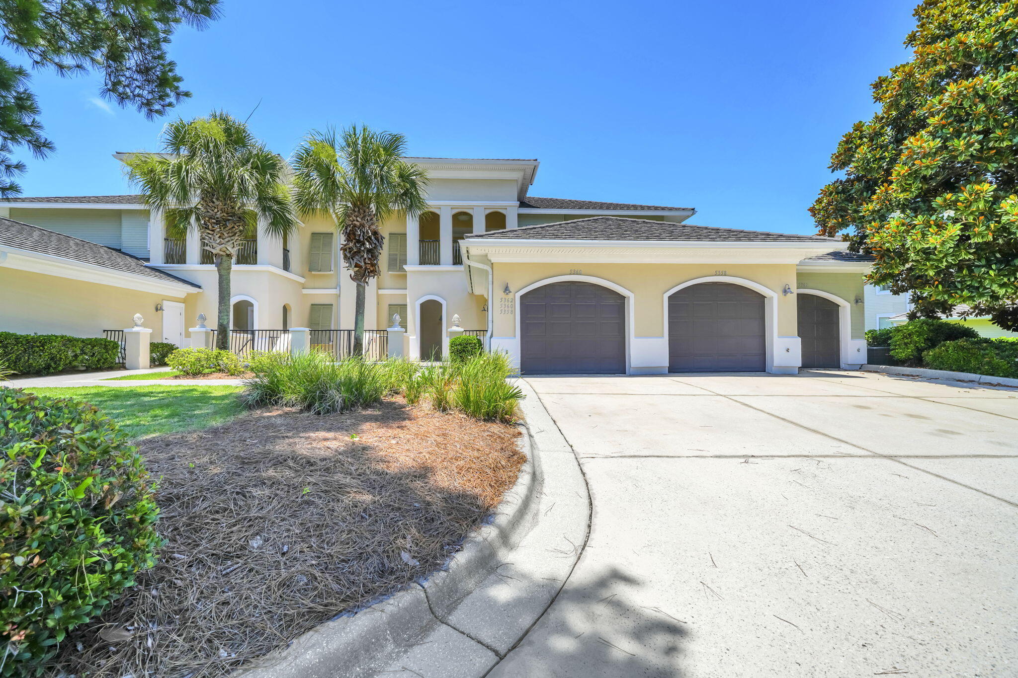 Welcome to 5360 Pine Ridge Villas, a beautifully maintained residence located on the highly desirable beachside of Sandestin Golf and Beach Resort. Perfectly positioned directly across from the community pool, this inviting home offers the ideal combination of comfort, convenience, and resort-style living.

Featuring an oversized one-level garage with easy access and ample storage space, this property is designed for both full-time living and a relaxing coastal retreat. The open and spacious floor plan creates a warm, welcoming atmosphere, while abundant natural light enhances the home's bright and airy feel.

Enjoy the peaceful surroundings of Pine Ridge Villas, one of Sandestin's most sought-after neighborhoods, known for its mature landscaping, tranquil setting, and close proximity to the sugar-white beaches of the Emerald Coast. Residents appreciate the convenience of being just steps from the community pool and only a short golf cart ride to beach access, championship golf courses, tennis courts, marina, dining, shopping, and entertainment.

Whether you're looking for a primary residence, second home, or investment opportunity, 5360 Pine Ridge Villas offers an exceptional lifestyle in one of Northwest Florida's premier resort communities. Experience the best of Sandestin living with beachside convenience, resort amenities, and the charm of a well-established neighborhood all in one remarkable property. Just a golf cart ride to wonderful  restaurants and shopping at Grand Boulevard and The Baytowne Wharf.