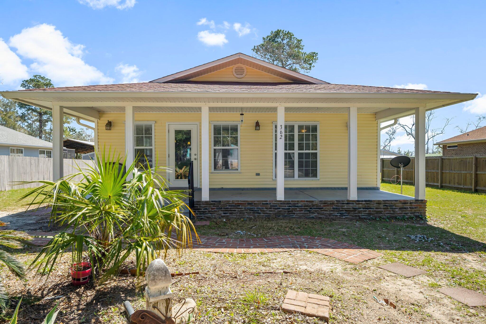 Seller offering $5,000 credit toward closing costs or rate buy down! No HOA in a convenient Freeport, Florida location south of Route 20 and just minutes from 30A. This 3-bedroom, 2-bath home offers 1,232 square feet of well-designed living space on a spacious 0.26-acre lot. Features include an open-concept living area with breakfast bar, split-bedroom floor plan, private en-suite primary bedroom, full laundry room, crown molding, and an enclosed back patio. Ideally located about 15 minutes from the beaches of 30A, 5 minutes to Grady Brown Park and the 331 bridge, and 1 mile to Black Creek Marina, with easy access to boating, shopping, dining, and everyday conveniences.