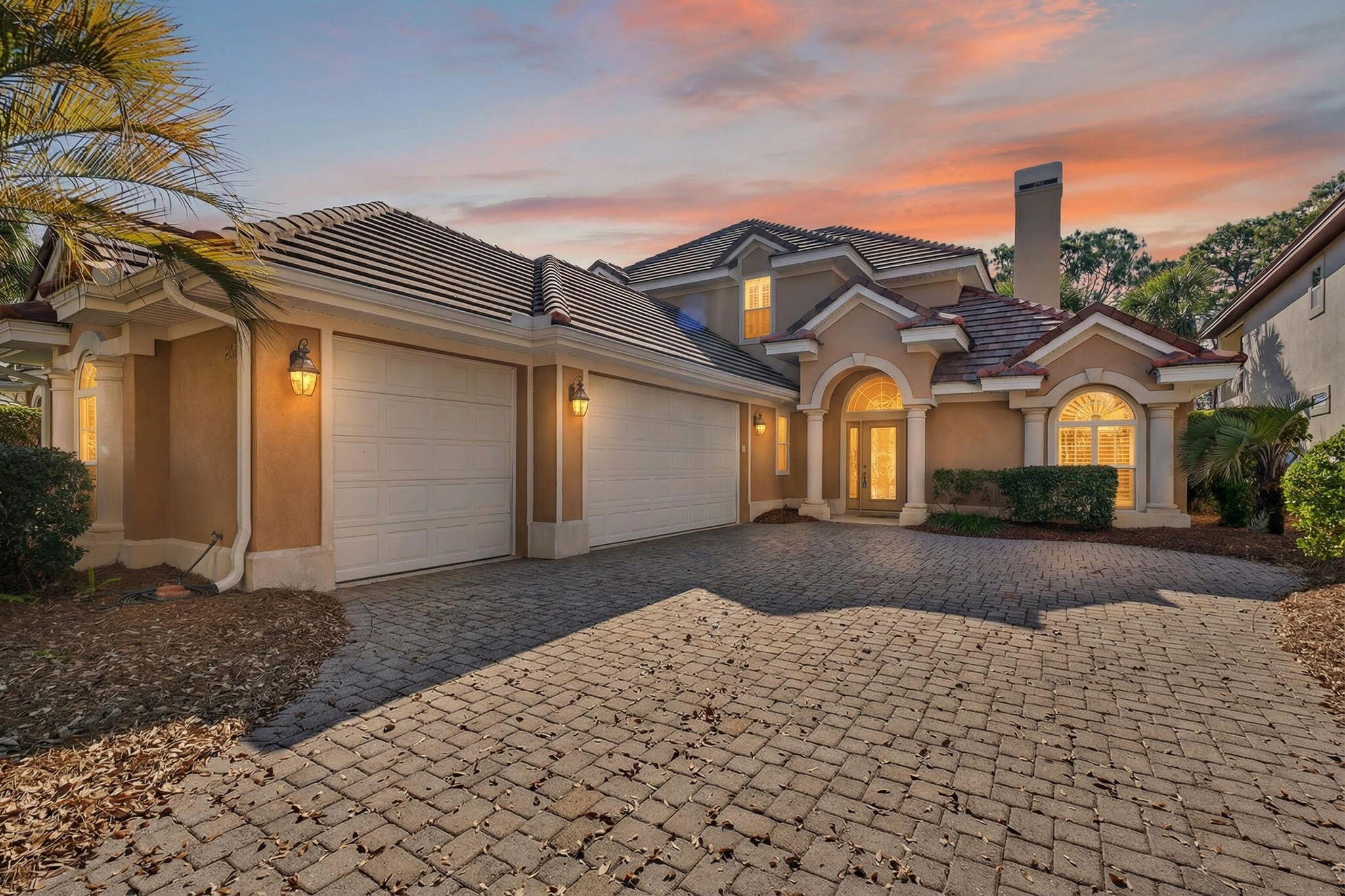 Welcome to luxury living in Regatta Bay Golf and Yacht Club, one of Destin's most sought-after gated golf course communities. This  remodeled 3BR/2.5BA home is ideally situated on the golf course and offers the rare convenience of taking your golf cart directly to the beach.  Designed for comfortable coastal living, the home features a first-floor primary suite and an oversized second-floor loft ideal for a media room, office, or additional guest space. The newly renovated kitchen showcases abundant quartz countertops, stainless steel appliances, custom backsplash, shaker-style cabinetry, and updated fixtures throughout. Recent upgrades within the last few years include HVAC, new water heater, new flooring throughout, whole-house generator, updated lighting and plumbing fixtures Enjoy serene golf course views and beautiful sunsets from the private second-floor terrace. Located within a 120-acre nature preserve, Regatta Bay offers gated security and resort-style amenities including championship golf, tennis, pickleball, community pool, playground, fishing lakes, marina, and on-site dining. An exceptional opportunity to own in one of the Emerald Coast's premier golf and beach communities.