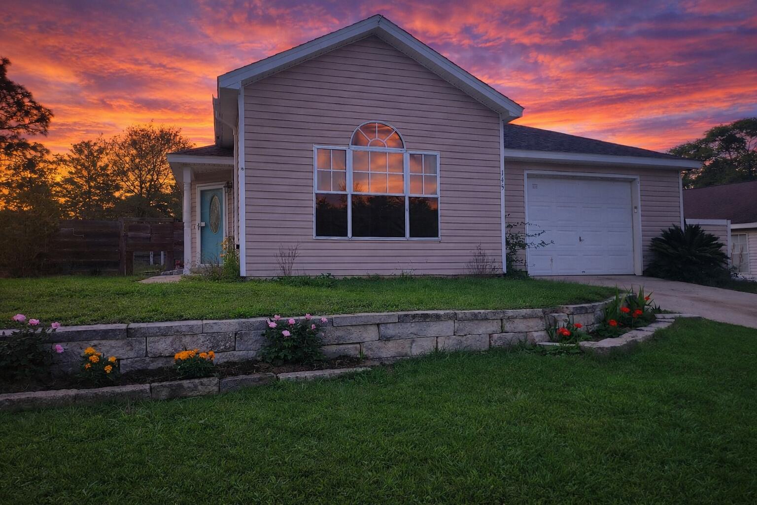 Charming 3-bedroom, 2-bath home in the highly sought-after Timber Wind Estates! Sitting pretty on a hill and offering incredible value, this home is priced to sell and just needs a few finishing touches to truly shine. Major updates have already been taken care of, including a brand-new roof (2024) and an HVAC system and hot water heater that are in excellent condition--giving you peace of mind from day one. Inside, you'll find a functional layout with great natural light and plenty of potential to make it your own. Whether you're a first-time buyer, investor, or someone looking for a home with instant equity, this is a fantastic opportunity. Don't miss your chance to own within walking distance of the serene Lake Stanley at a discounted price--schedule your showing today!