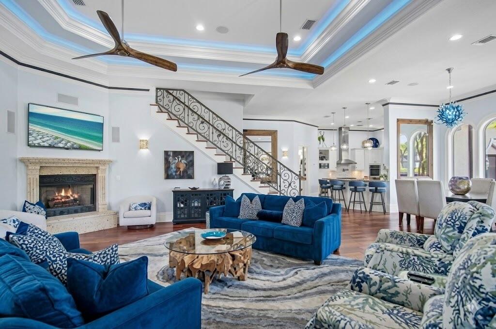 COASTAL LUXURY • PRIVATE GUEST HOUSE • $20,000 BUYER CREDIT
Welcome to 4702 Seastar Vista, a truly distinctive residence in the gated community of Destiny East, where thoughtful design, exceptional
craftsmanship, and coastal living come together in one remarkable property.
Originally constructed as the builder's personal residence, this home was designed with a level of care, quality, and attention to detail that is increasingly rare in today's market. From the moment you arrive, you'll notice the difference. Inside, spacious living areas, soaring ceilings, abundant natural light, and timeless finishes create an inviting atmosphere ideal for both everyday living and entertaining. The home's layout offers flexibility, comfort, and functionality while maintaining an elegant coastal feel throughout. A standout feature is the detached guest house with its own private entrance and separate driveway, creating an ideal space for extended family, long-term guests, multigenerational living, a private home office, or a private retreat. This rare addition offers a level of privacy and versatility seldom found in Destin.
Situated on a generously sized lakefront lot, the property offers beautiful water views and a peaceful setting rarely found this close to Destin's beaches and attractions. The outdoor kitchen and expansive outdoor living areas create the perfect backdrop for entertaining, dining al fresco, or simply enjoying the coastal lifestyle. Seller is offering a $20,000 credit to the buyer at closing, providing flexibility for closing costs, an interest-rate buy-down, or personal updates.

Ideally located just minutes from Destin's world-famous white-sand beaches, waterfront dining, shopping, entertainment, and the harbor, this exceptional property offers luxury, privacy, and convenience in one of Destin's most sought-after communities.