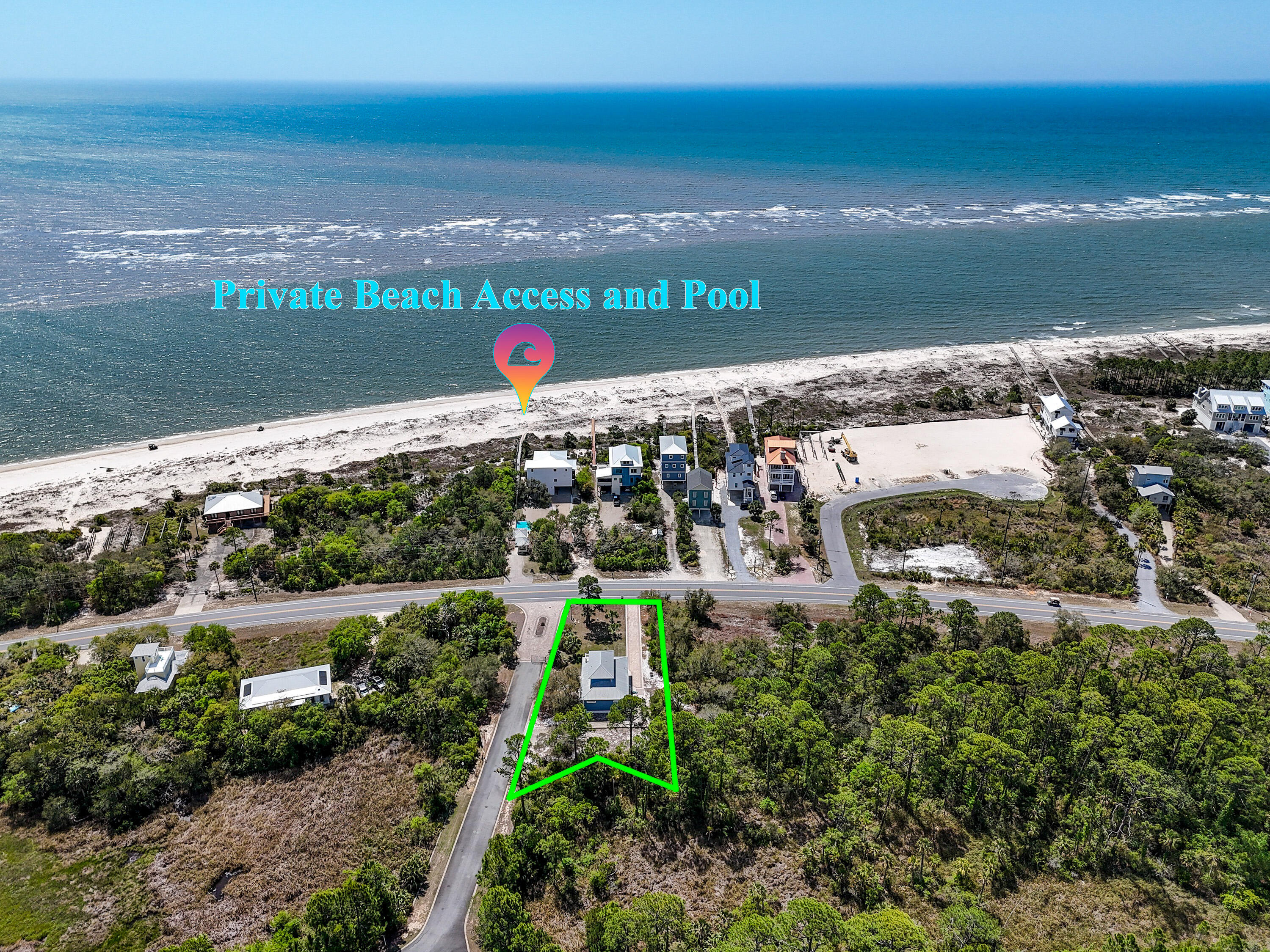Welcome to your private coastal retreat nestled along the serene & unspoiled stretch of Indian Pass. This charming 3 bedroom beach cottage offers the perfect blend of Old Florida character & modern comfort, surrounded by native pines, palms, & fruit trees.

Featuring a classic metal roof, inviting screened front porch, and an upper-level balcony, this home is designed for relaxed coastal living. Enjoy your morning coffee with the sound of the breeze through the trees or unwind in the evening while taking in peaceful, natural views.

Inside, the home offers a bright and airy layout with abundant natural light, creating a warm and welcoming atmosphere. Step outside and walk about 200' to the community pool & beach boardwalk.  Whether you're looking for a full-time residence, vacation getaway, or investment opportunity, this property delivers the ideal setting for all three.

Located just minutes from the pristine beaches of Indian Pass, known for world-class fishing, scalloping, and uncrowded shorelines, this home is a rare find for those seeking tranquility without sacrificing convenience.