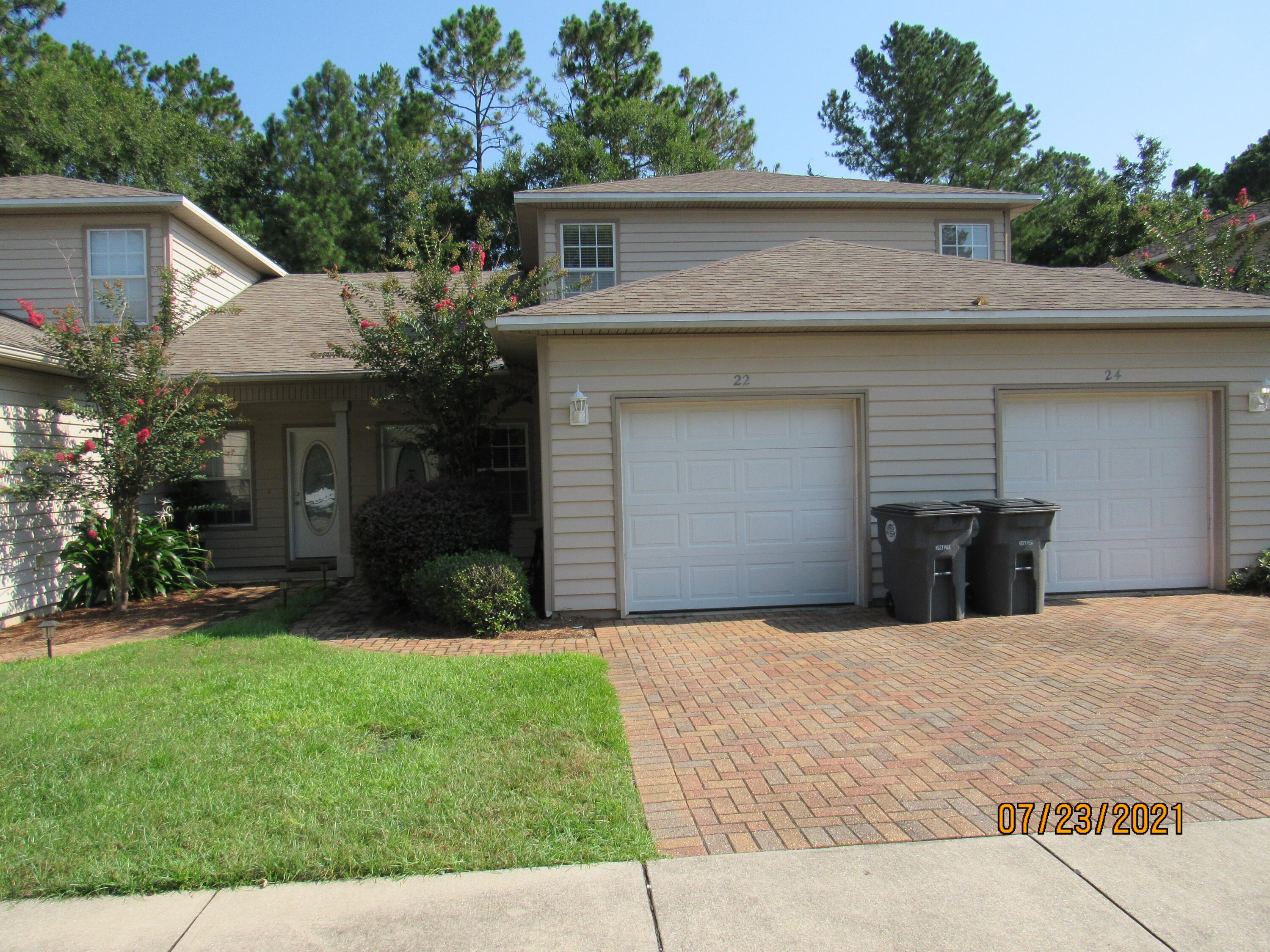 Ideally located for easy access to military bases, beautiful beaches, schools, shopping, dining, hospitals, and everyday conveniences, this charming 3-bedroom, 2-bathroom townhome offers comfort, style, and a low-maintenance lifestyle. Step inside to a bright and welcoming interior featuring an updated kitchen with beautiful granite countertops, stainless steel appliances, and plenty of cabinet and counter space for all your cooking needs. The spacious living room provides the perfect place to relax or entertain and opens through sliding glass doors to a covered patio, creating a seamless indoor-outdoor living space.

The primary suite is conveniently located on the main floor and features a private en suite bathroom for added comfort and privacy. Upstairs, two generously sized guest bedrooms share a full bathroom, making the layout ideal for families, roommates, or guests. A one-car garage provides secure parking and additional storage space.

Lawn care is included in the rent, allowing you to enjoy a hassle-free lifestyle. Pets may be considered on a case-by-case basis with prior owner approval and a non-refundable pet fee. Smoking and vaping are not permitted. With its excellent location, thoughtful layout, and desirable features, this townhome is a wonderful place to call home. Schedule your showing today!