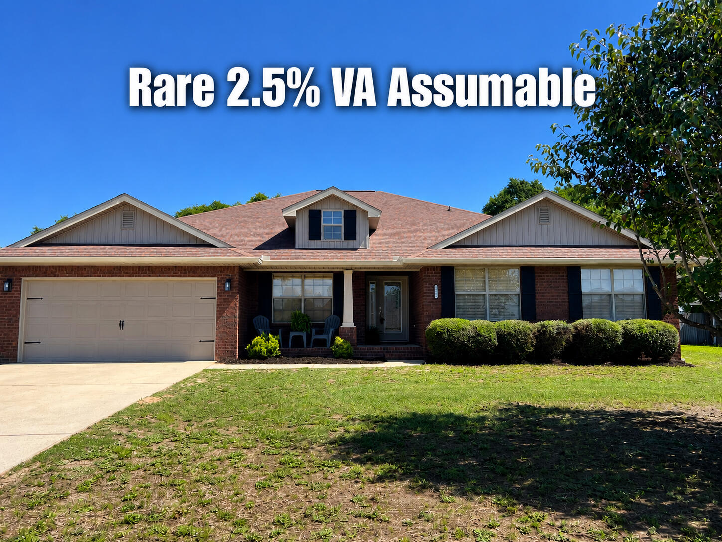 ASSUMABLE VA @ 2.5% Incredible Offer! Are you looking for Peace and Solitude with all the amenities of City Life? 15 Miles from Duke Field. A short jaunt to the Beaches! This Lovingly maintained Lake Silver Home is Perfect to raise a family or just enjoy Llfe. Beautiful Neighborhood boasts Half-Acre Lots. Room for a Pool, Garden, Boat or RV Parking! NEW 5 Ton HVAC, NEW WATER HEATER, NEW FRIDGE. Almost 2800 sq ft provides Room to Stretch Out! Immaculate Brick Home offers 4 Bedrooms 2.5 Baths and a Massive Kitchen! Tons of Counter Space. Can also accommodate another Living Area. Private Owner's Suite. Soaker Tub. Separate Shower. Big Walk-In Closet. NO CARPET! Huge Laundry Room with Walk-In Pantry for all your Storage Needs. Formal Dining Room and Lovely Covered Front Porch.  Great Curb Appeal. Huge Fenced Backyard. Pics Do Not do this house justice! Must See to Appreciate.
Pergo Premium Flooring with Premium Gold Star Underlayment in 2023.
6' Seamless Gutters.
Whole Exterior Pressure Washed. Outside Garage and Patio Lights Updated.
LED Lighting added throughout home.
New Dishwasher and Refrigerator(2025)
Hot Water Heather 2025 and AC 2025
Old Caulking was removed and replaced with new caulking on all exterior windows and doors. Septic Tank was Pumped and Inspected in 2024. Quarterly Pest Inspection/Service. Yearly Termite Inspection with Transferrable Bond. RV and/or Boat Parking possible with neighbors having added extra Parking Pads! Man Cave or Workshop/Shed also possible! Info deemed accurate. Buyer to verify.