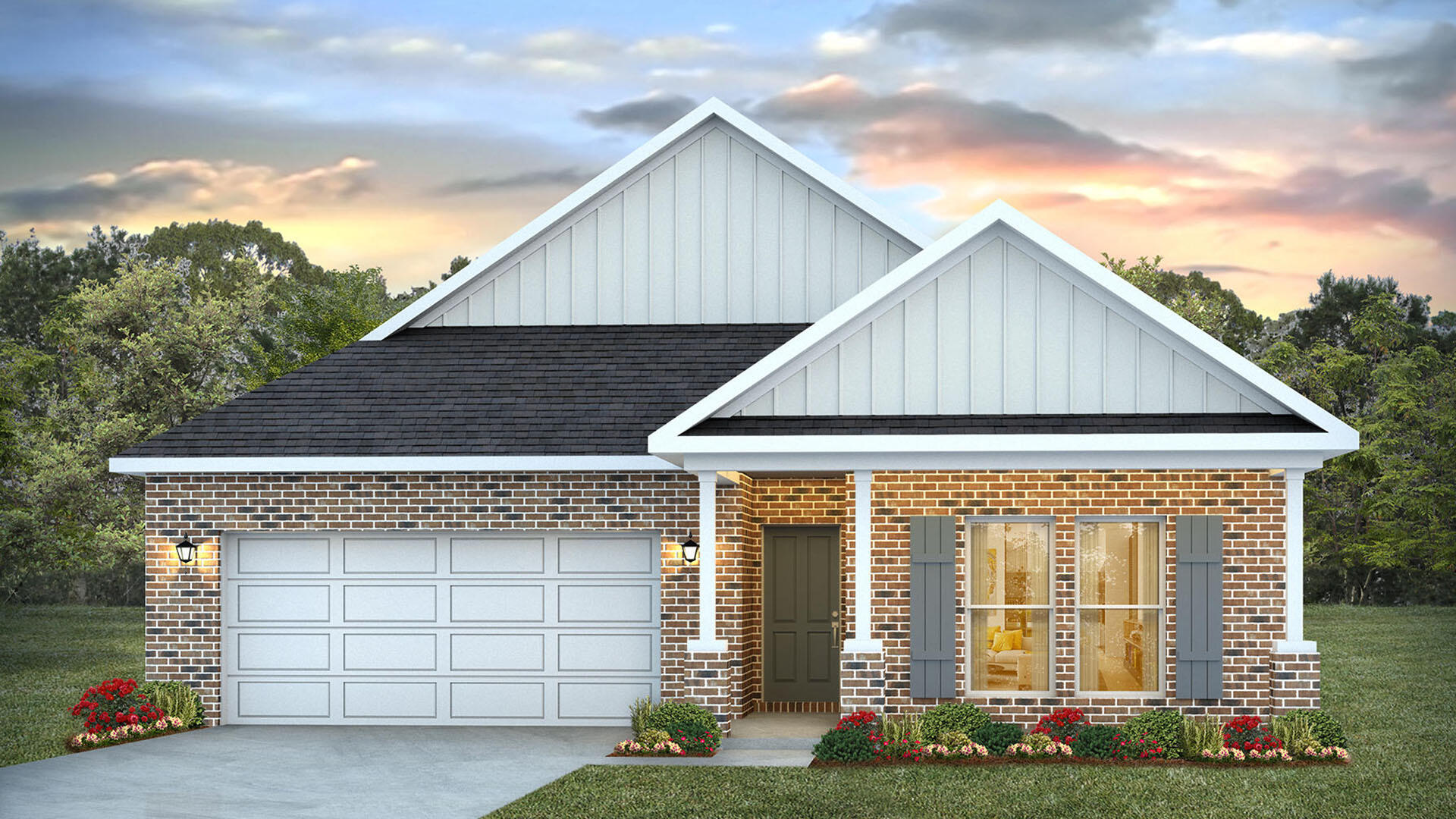 Welcome to 50 Foxtrail Run at Ashton Park Phase III in Freeport Florida. 

This home is under construction and has a welcoming foyer that leads into a spacious open concept living area with 9' ceilings.  The kitchen features quartz countertops, Whirlpool stainless steel appliances, and an oversized island, making it the centerpiece of the home.