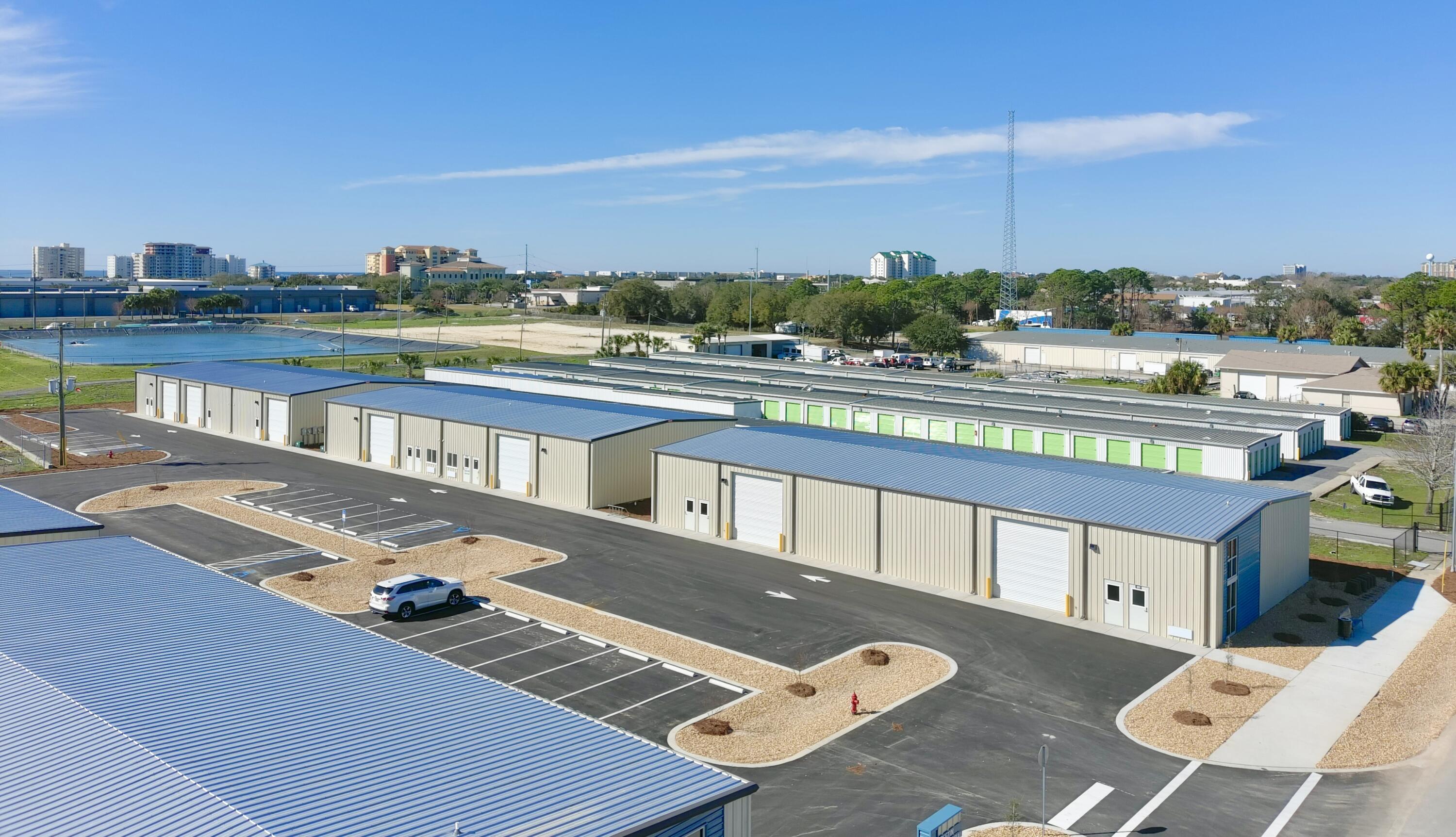 Finally- new light industrial space in Destin FL. Destin Industrial Park Phase 2 is an upscale business park conveniently located off of Airport Rd in Destin. This 6,000sf building has two 14ft overhead doors, an
office and excellent visibility.