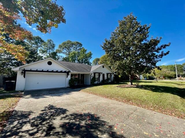 *YARD SERVICE* INCLUDED IN RENT! PETS ALLOWED UPON OWNER'S APPROVAL & W/ A NON-REFUNDABLE PET FEE! Welcome to this beautiful single story all-brick home located in the heart of Miramar Beach! The eat in kitchen is equipped w/ stainless steel appliances, granite countertops & a center island. The master suite features a walk-in closet, garden tub & a separate shower, providing a luxurious retreat. The home also boasts a privacy fenced backyard, a covered back patio & a covered front porch, perfect for outdoor relaxation. The freshly painted 2-car garage comes w/ an auto opener, cabinetry, a workbench & pull-down stairs w/ attic storage. The home also features raised ceilings, fans & tiled floors throughout w/ new carpeted bedrooms & elegant chandeliers. The utility room is equipped w/ shelving, a sink & laundry chute for your convenience. The home also comes w/ a sprinkler system & lawn pump for easy lawn care. The wood burning fireplace w/ a gas starter adds a cozy touch to the living space. This home is ideally located, close to everything you could possibly need! Experience the perfect blend of comfort & convenience in your new home here on the gorgeous Emerald Coast. ~ 2026 New Carpet/2023 Newly Painted Interior/2023 Water Heater/2023 Roof/2014 HVAC + wired for the fastest AT&T fiber optic internet ~ Sorry, no smoking allowed. SEC DEP = $3,200.