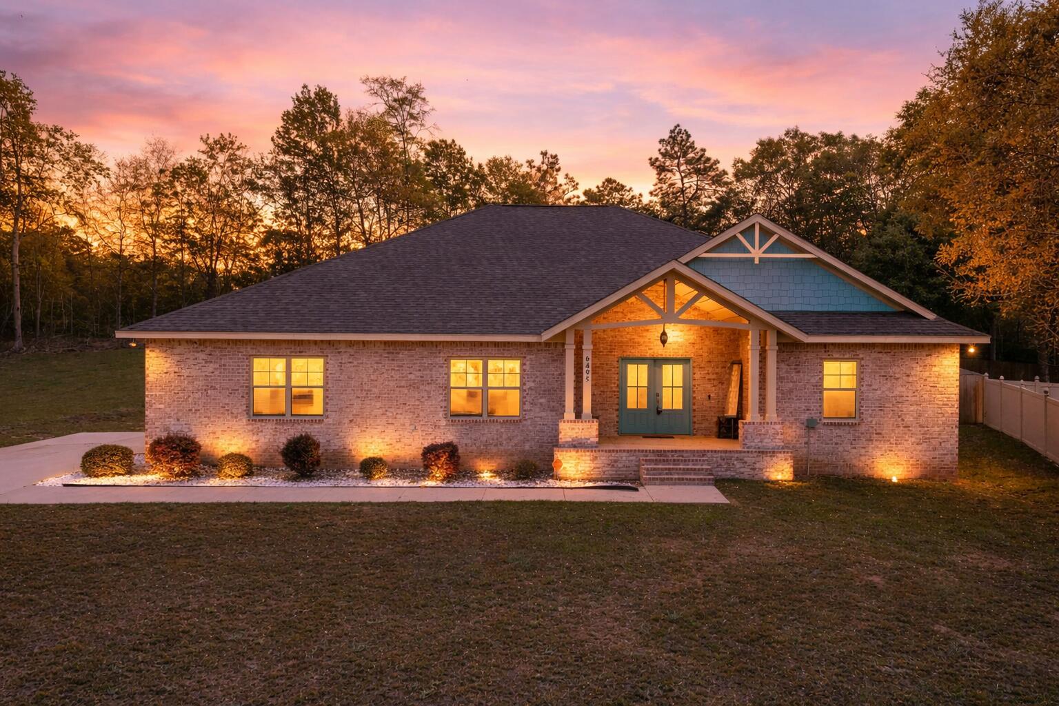 3/2.5 home in Lake Arthur Estates in Crestview. 2,518 sq ft with cul-de-sac lot, 2-car garage, fenced yard, and Florida room. Built 2019.This 3 bedroom, 2 bathroom brick home in Lake Arthur Estates in Crestview offers 2,518 sq ft and was built in 2019. Located on a cul-de-sac on 0.42 acres in Flood Zone X. Pre-listing inspection completed. Split bedroom layout with vinyl flooring and granite countertops. Kitchen includes stainless steel appliances, electric range, and island. Primary suite has walk-in closet, double vanity, soaking tub, and separate tiled shower. Heated and cooled Florida room adds usable space. 2 car garage and fully fenced backyard with wood privacy fence. Roof, HVAC, and water heater are 2019. Septic system. HOA $400/year with lake, pier, playground, and basketball ct.