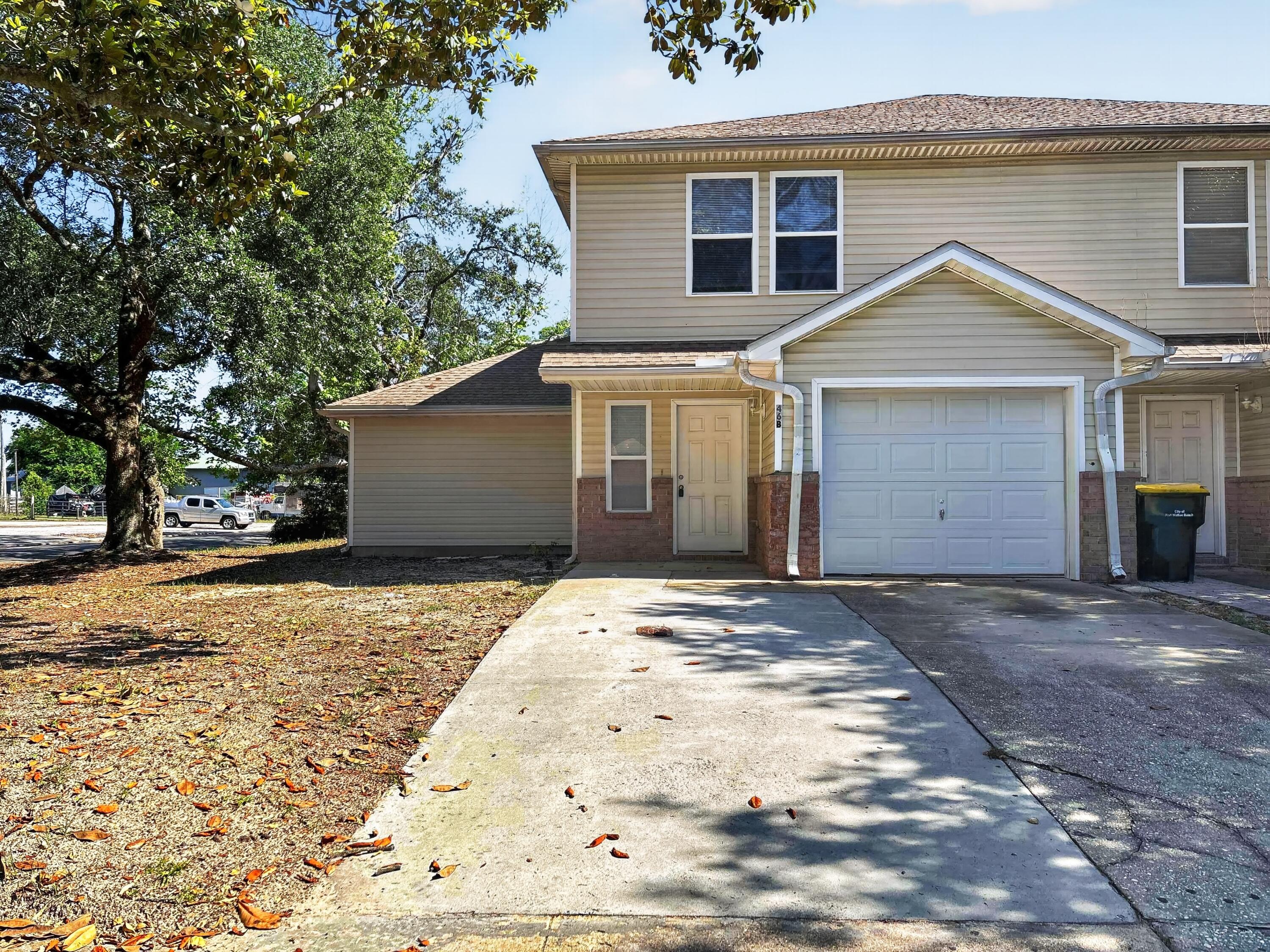 Discover the perfect blend of comfort and coastal charm at 46 Park Cir SE #B in Fort Walton Beach, FL. This spacious townhouse offers beautifully designed living space ready to welcome you home. Featuring three generously sized bedrooms, three full bathrooms, and a convenient half bath, this home provides plenty of space for both relaxation and everyday living. The primary bedroom and ensuite bathroom are conveniently located on the first floor, offering added privacy and ease of access. Step inside to a bright and inviting open-concept living area that flows seamlessly into the well-appointed kitchen, making it ideal for entertaining guests or enjoying quiet evenings at home. Each bedroom offers ample space and comfort, creating the perfect private retreat for every member of the household. Sorry no pets. All Coastal Realty Services residents are enrolled in the Resident Benefits Package (RBP) which includes renters insurance, HVAC air filter delivery and our best-in-class resident rewards program, and much more!