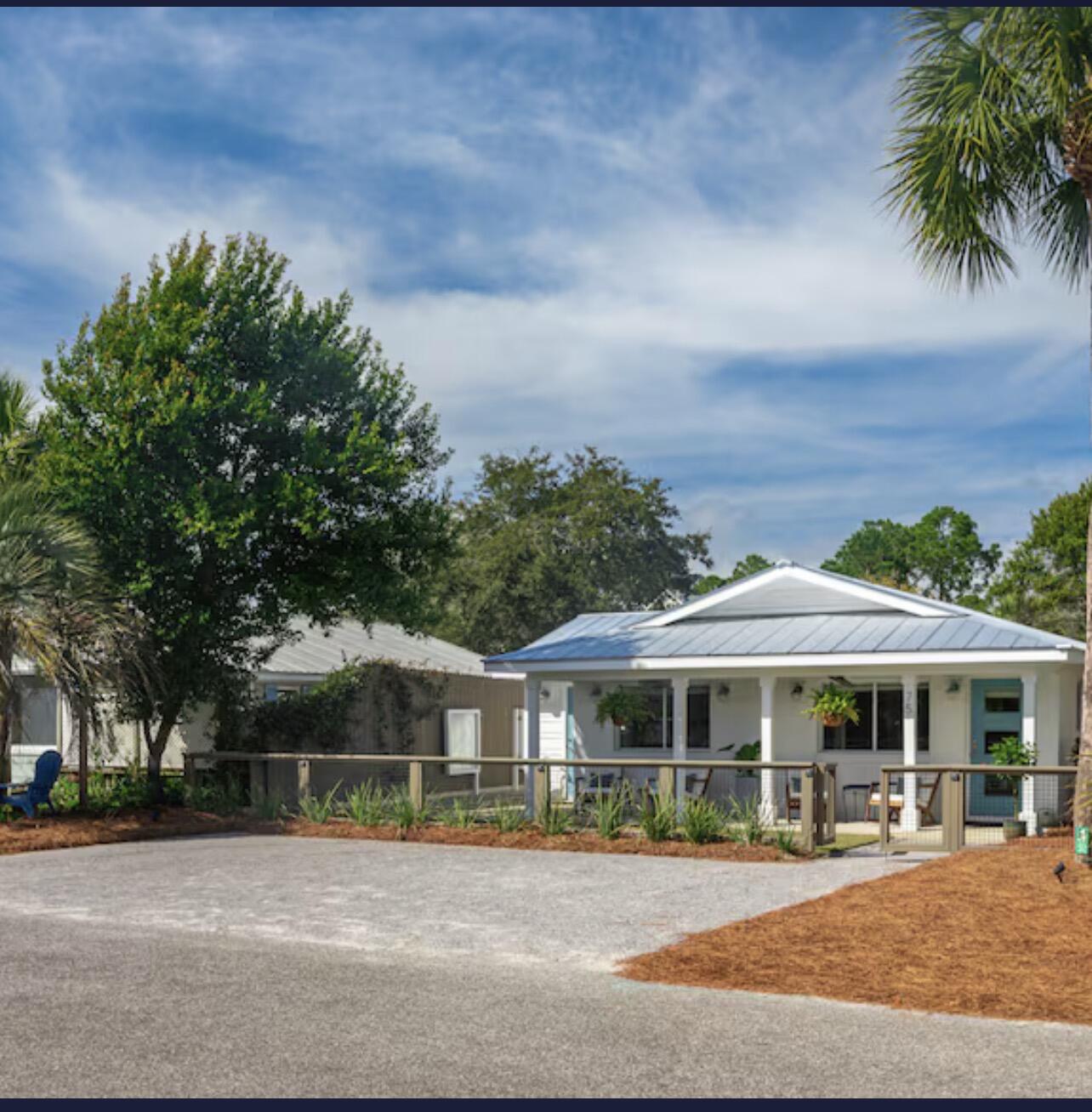 Welcome to the Bluefish Coastal Cottage -- a beautifully renovated 3-bedroom, 2-bathroom beach retreat in Blue Mountain Beach on Scenic 30A. Fully remodeled in 2017 in a coastal-modern style, this charming home delivers comfort, craftsmanship, and an unbeatable location just an 8 to 10-minute walk to the sugar-white sands of the Gulf of America. Inside, the open-concept living and dining area impresses with soaring pine ceilings, classic shiplap walls, and abundant natural light. The gourmet kitchen features a gas range and modern appliances. Pine ceilings carry throughout every bedroom, adding warmth and character home-wide. The owner's suite offers a king bed, double-vanity ensuite with a beautifully tiled walk-in shower, and private deck access. Two additional guest bedrooms share a spacious full bath, also finished with designer tile work. Outside, an elevated back deck features a private hot tub/spa, Weber gas grill, 6-person dining area, and outdoor shower surrounded by swaying palms. Fenced yard and parking for 3 vehicles plus a golf cart. A short walk to Blue Mountain Beach access and minutes from Gulf Place, Grayton Beach, and Seaside. This rare 30A gem is as move-in ready as it gets. Every inch of the Bluefish Coastal Cottage has been thoughtfully designed and meticulously maintained, offering the kind of quality and character that's hard to find at this price point on Scenic Highway 30A. The shiplap walls and pine ceilings throughout give the home an authentic coastal warmth, while the designer tile showers and modern finishes ensure nothing feels dated or overlooked.
The outdoor living space is truly a standout -- a private hot tub under string lights, a gas grill, a 6-person dining area, and a fenced yard create an entertainer's paradise that guests and owners alike will love. With parking for up to 3 cars plus a golf cart, and beach gear already on site, the lifestyle here is effortless.
Whether you're searching for a full-time residence, a personal vacation retreat, or a high-performing investment property, this cottage delivers on all fronts. With 125+ five-star reviews and a Loved by Guests distinction on VRBO, the rental income potential is proven and substantial. Blue Mountain Beach is one of the most sought-after and uncrowded stretches of 30A -- and this cottage puts you right in the heart of it.
Your 30A dream starts here.