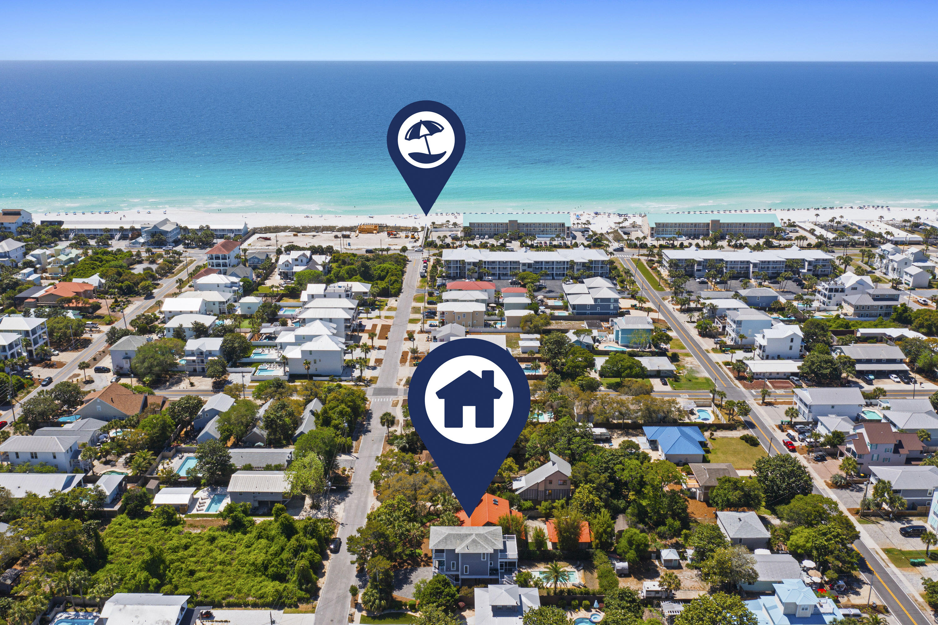 This is the beach house buyers have been waiting for, 88 Tarpon Street in Crystal Beach, Destin, Florida. Located in one of Destin's most popular areas for vacationers and short-term rental investors, this beautifully renovated 3-bedroom, 3-bath home offers the location, lifestyle, and proven rental appeal that make Crystal Beach such a favorite. Sea Amore is more than a wonderful vacation home. The numbers speak for themselves, with gross rental revenues of $127,000+ in 2025. Vacationers can stroll to the white sand beaches and Gulf waters, hop on the street-legal golf cart, or ride their bikes and be right in the middle of the fun and energy that make this area such a sought-after vacation destination. 88 Tarpon feels like a private resort retreat, with inviting indoor and outdoor spaces designed for relaxing, entertaining, and making the most of beachside living. The open-concept living, dining, and kitchen area is ideal for gathering with family and friends, and the home is filled with abundant natural light, wood floors, quartz countertops, high-end Bosch appliances, and excellent storage, including three owner closets that are especially useful for short-term rental use. Outside, enjoy covered porches, a screened back porch, and a fully fenced backyard with a private pool and spa that creates your own private retreat after a day at the beach. This home will convey turnkey and fully furnished, including the street-legal golf cart, so you can load up the beach gear, head down to the nearby Tarpon Beach access, and be on the sand in minutes. It already has an established rental following and is recognized as a guest favorite with a 4.9-star guest rating and 41 reviews. Buyers will also appreciate the nearby new Tarpon Beach Gulf Front Park on Scenic Highway 98, which will offer parking for cars, golf carts, and bikes, along with pavilions, restrooms, and additional beach access. Offered in an ideal location close to Destin Commons, dining, and entertainment, this Crystal Beach property is a standout opportunity. Home is a vacation rental  Check out the reviews https://www.airbnb.com/h/seaamore  Call me today for rental revenue reports, details on current 2026 bookings, or to schedule your private showing.
