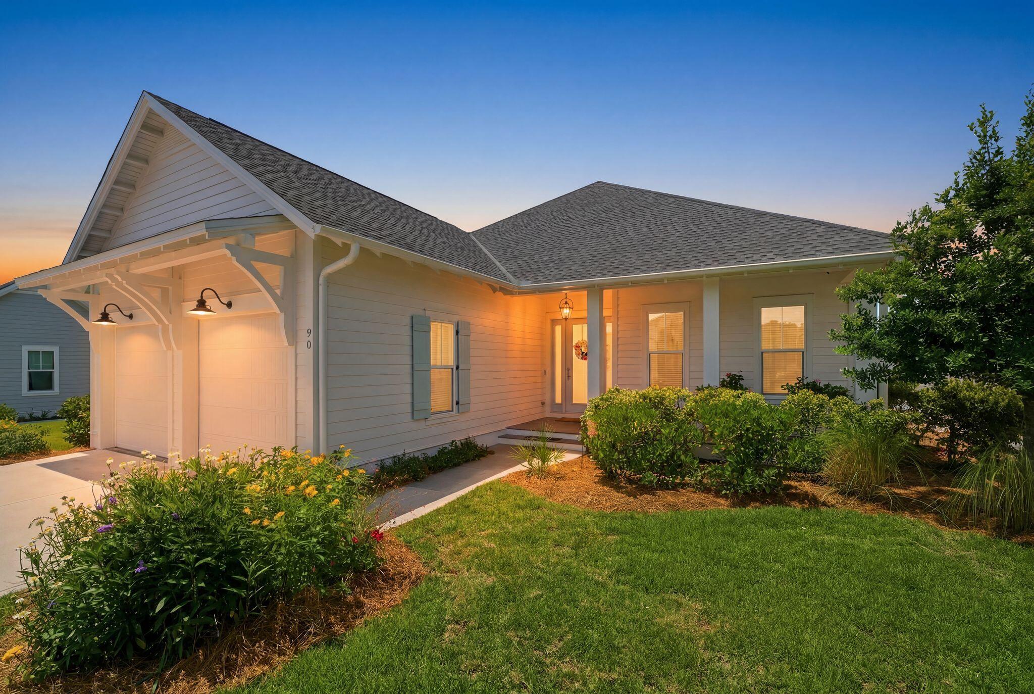 *PHOTOS, VIDEO & 3-D TOUR AVAILABLE SOON*  Welcome to 'Stillwater Escape' in the heart of Watersound Origins -- an exceptional opportunity to own the BEST value for size & price currently available within Origins. Built by renowned Huff Homes & showcasing the popular Ficus floor plan, this beautiful 4BR, 3.5Bth single-level residence offers 2,629 sqft of wonderfully designed living ideal for both full-time residents & those seeking a 2nd-home retreat. Lightly used as a 2nd home, these original owners present an outstanding kept home w/a spacious open-concept living rm, fantastic kitchen, generous guest accommodations, & 31x11 screen rear porch. Enjoy a rear peaceful buffer w/pine trees adding separation behind the home, creating a relaxing, private backdrop for morning coffee & quiet evenings. Located just a 1-minute golf-cart run to the Village Commons Origins amenities center including resort-style pool, fitness center, Free Golf, pickleball, tennis courts, & community gatherings. A neighborhood park is only steps away, creating the perfect setting for kids & FIDO spacious playtime. Continue w/miles of walking, jogging & bike trails extending to scenic 30A. Origins Town Center conveniences include Publix, Starbucks, restaurants, wellness, & retail. And when beach days call, one of the largest public beach accesses to the sugar white beaches of 30A is 1-mile away!  Experience the lifestyle of Origins & 30A living at 'Stillwater Escape' -where every day feels like a getaway.
