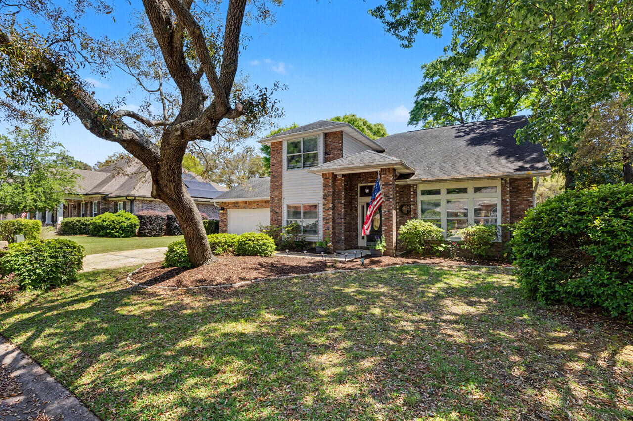 Welcome to this beautiful home in the highly sought-after Bluewater Bay area of Niceville. Located within a gated golf course community of Southwind, this property offers a prime setting with convenient access to local amenities and a short drive to the white-sand beaches of the Emerald Coast. Step outside to your own private retreat featuring a newly added resort-style pool and spa, surrounded by an expansive pavered pool deck--perfect for relaxing or entertaining. A built-in fire pit creates the ideal space to enjoy evenings outdoors year-round. The backyard is being refreshed with new sod, offering a lush and inviting outdoor space. 
Positioned along the golf course, this home provides a scenic backdrop and a sense of openness while still offering privacy. 
Inside you will enjoy 4 bedrooms with 3 full bathrooms, a semi-open kitchen/living space, and a separate formal dining room and den. The kitchen features granite countertops and stainless steel appliances with a gas stove and a breakfast bar overlooking the living room with built-in shelving and gas fireplace. 
Upstairs the spacious primary suite has awesome features of its own! After a long day, relax away in the oversized soaker tub and then step out on your upper deck to enjoy the sunset. 
Experience the benefits of living in Bluewater Bay, known for its golf, recreation, and convenient location near shopping, dining, and major roadways. This is a rare opportunity to own a home that blends lifestyle and location!