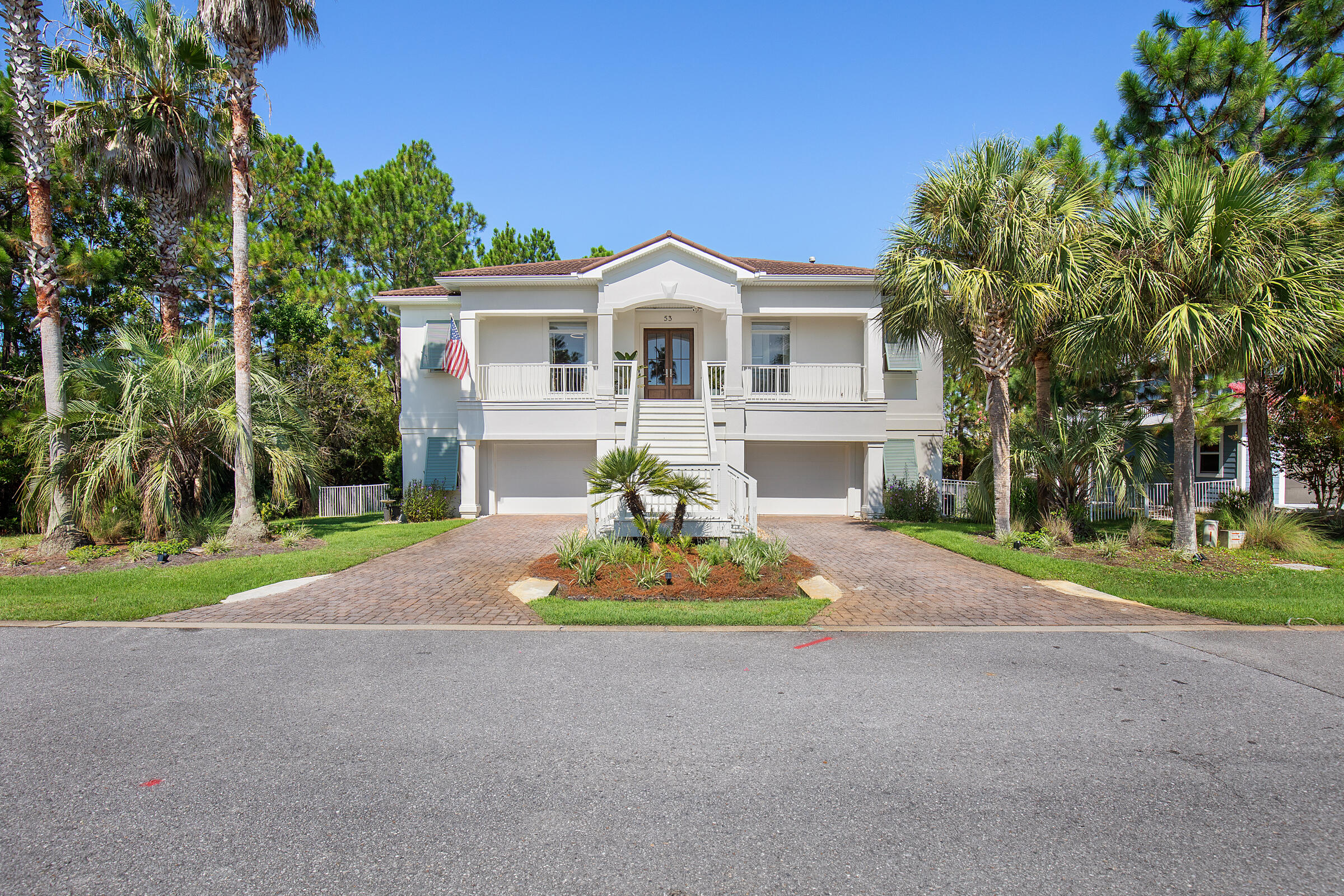 Now offered at exceptional value!
Tucked behind the gates of Cypress Breeze Plantation and backing to a peaceful preserve, this exceptional coastal residence offers the rare combination of privacy, luxury, and convenience just minutes from Scenic Highway 30A and the Gulf of Mexico.

Situated on one of the community's largest homesites, this beautifully updated home spans approximately 3,566 square feet and was thoughtfully designed for both full-time living and effortless second-home ownership. From the moment you enter, the home showcases elevated finishes, generous natural light, and a sophisticated coastal aesthetic that feels refined yet comfortable.

The recently renovated chef's kitchen serves as the centerpiece of the home, featuring premium appliances, custom cabinetry, expansive workspace, and seamless flow into the main living and entertaining areas. Multiple indoor and outdoor gathering spaces create an ideal environment for hosting family and guests while still offering quiet retreats throughout the property.

An elevator provides easy access between levels, making the home ideal for multigenerational living or long-term comfort. The oversized garage offers substantial storage for vehicles, beach gear, golf carts, and recreational equipment. This property delivers a sense of serenity and space rarely found in the area. The setting feels private and secluded while still being moments from world-class beaches, dining, shopping, and entertainment. 
Whether you are seeking a primary residence, luxury second home, or coastal retreat, 53 Cypress Breeze North offers an opportunity to enjoy the 30A lifestyle without sacrificing privacy, comfort, or convenience.