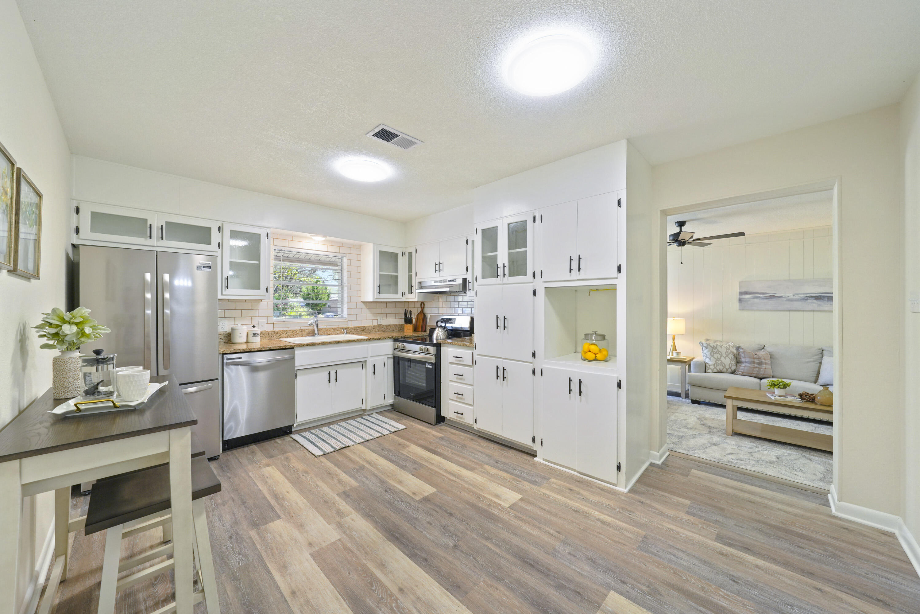 Come see this 3BR/1.5 BA home on a quarter-acre lot in Valparaiso. The property features 3 large living areas, new electrical rewire, upgraded kitchen and baths, and LVP flooring throughout. WATER HEATER 2026, ROOF 2019. Conveniently located with easy access to bases, beaches, and schools.