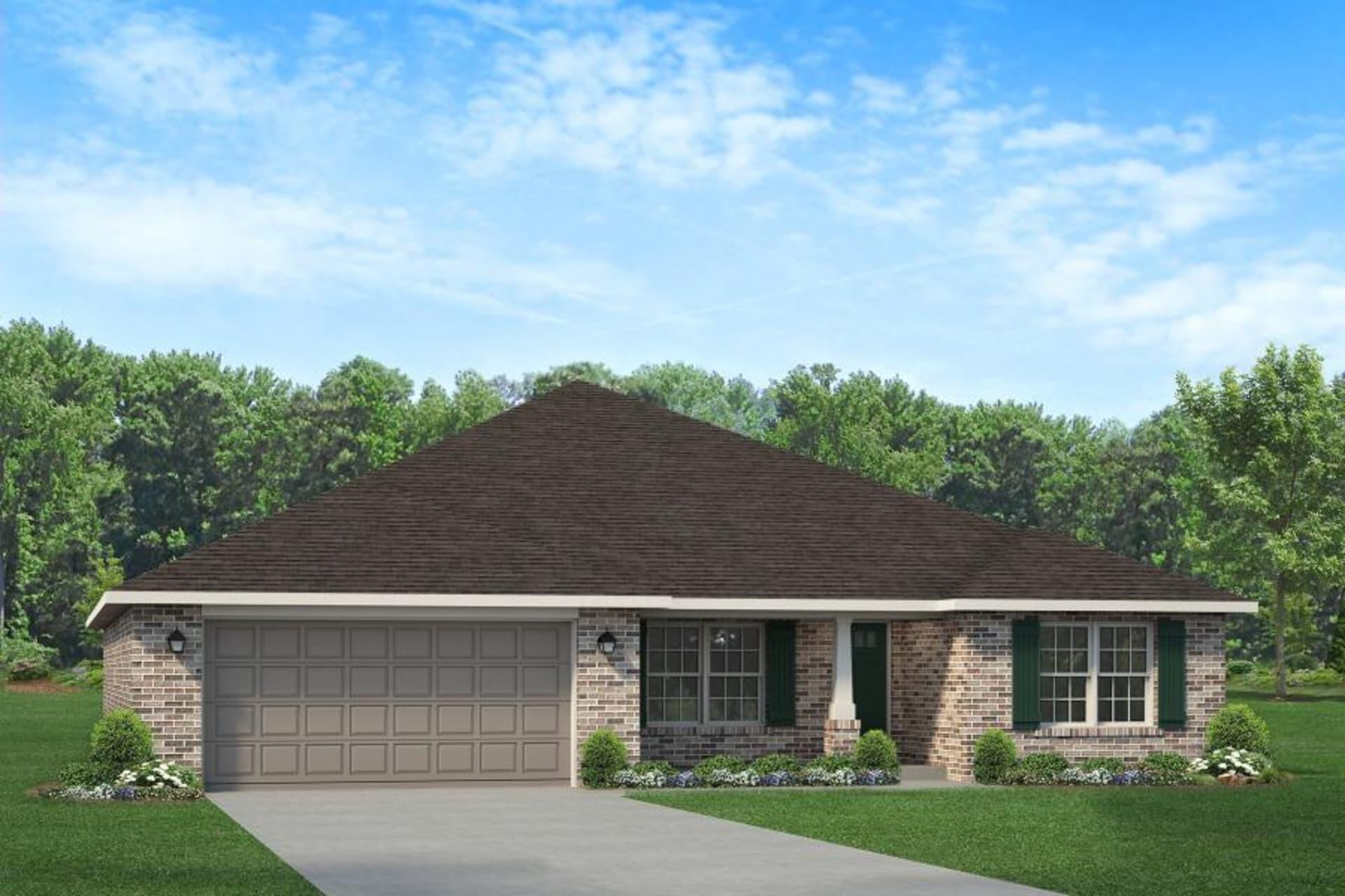 Don't pass this one up if you want beauty, quality and a half acre lot! This 4/2 is 3 sided brick with brick skirt in front and Hardie board front. The roof pitch is 7/12 with a 9 ' plate giving the home a grand appearance. The back porch has been upgraded to a 14' x 16' covered porch. The lot is with irrigation and comes sodded and professionally landscaped. Enter through the front door and meet a formal dining room and open kitchen/living area. The floors are LVP with carpet only in bedrooms. This is a split floorplan. The master has a large ensuite with double vanities, a garden tub and a tiled walk in shower. Countertops are quartz and cabinetry is shaker style with a scalloped edge. There is ample pantry space as well as kitchen counter space. There's just too much to mention!