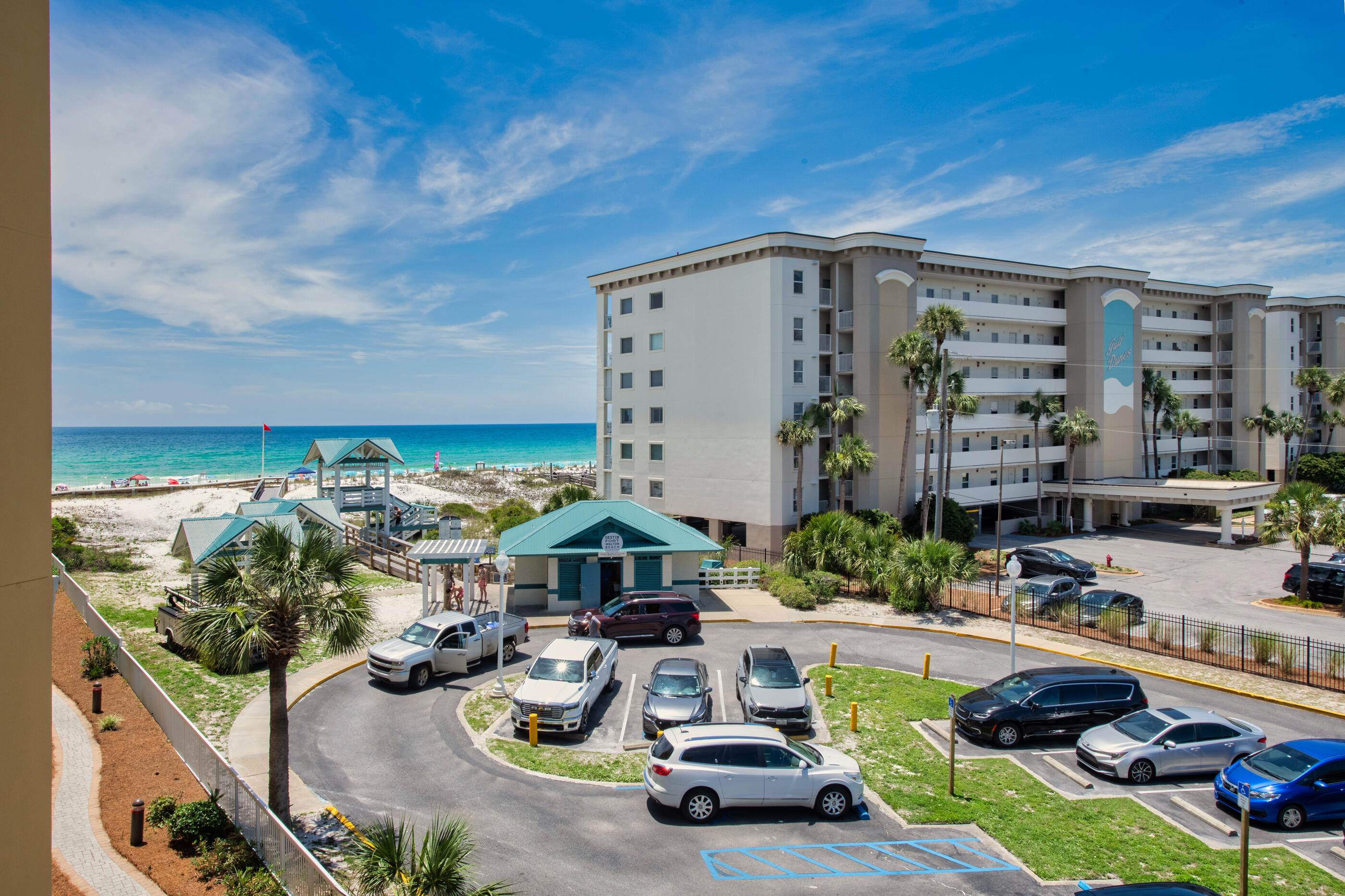 Some properties offer a place to stay. Others completely change the way you experience life on the coast. As you step onto the balcony, the Gulf stretches endlessly before you. Emerald water meets sugar-white sand, pelicans drift overhead, and the sound of waves rolling onto the shoreline immediately slows the pace of your day. It's the kind of view that reminds you why people dream about owning a place at the beach.
Welcome to Azure.
Perfectly positioned along one of the most beautiful stretches of the Emerald Coast, this residence offers more than a place to stay--it offers a lifestyle centered around relaxation, connection, and unforgettable experiences.
As you enter, natural light fills the living spaces, drawing your attention toward the Gulf beyond. The open layout creates an effortless flow between gathering, entertaining, and relaxing. Whether you're hosting family after a day on the beach or enjoying a quiet evening with friends, every space feels designed to bring people together while keeping the stunning coastal backdrop front and center.
The kitchen serves as the heart of the home, where morning coffee is enjoyed before sunrise walks on the beach and evenings begin with fresh seafood and conversations that linger long after dinner. Thoughtful finishes and generous workspace make it equally functional and inviting.
 The living area becomes the place where memories are made. Floor-to-ceiling views of the Gulf create a sense of calm throughout the day, while the spacious design allows everyone to spread out comfortably after a day spent enjoying everything the coast has to offer.
As the day winds down, the balcony becomes your favorite room in the home. Morning sunrises, afternoon sea breezes, and breathtaking sunsets transform ordinary moments into experiences you'll look forward to every day.
Beyond the residence itself, Azure offers a resort-style environment that makes every visit feel like a vacation. Beautiful pools, direct beach access, well-maintained grounds, and an atmosphere of luxury create an experience that begins the moment you arrive and continues throughout your stay.
Located on Okaloosa Island, you're perfectly positioned between Destin and Fort Walton Beach, giving you easy access to waterfront dining, entertainment, shopping, fishing, boating, and everything that makes the Emerald Coast one of the country's most sought-after destinations.
For some, this will be a luxury beach retreat. For others, it will be a gathering place for family and friends. And for a fortunate few, it will become the place they escape to whenever they want to trade schedules and responsibilities for salt air, Gulf breezes, and endless coastal views.
This isn't simply a condominium.
It's your opportunity to own a front-row seat to the Emerald Coast lifestyle.
