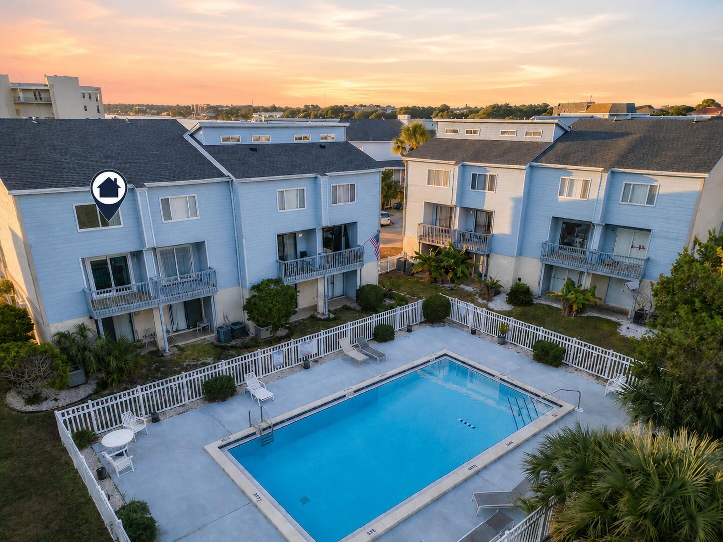 Imagine mornings on the water, afternoons at Crab Island, and evenings just minutes from the sugar-white sands of Okaloosa Island. Whether you're searching for a personal beach retreat, an income-producing vacation rental, or a full-time coastal getaway, this fully furnished condo offers the flexibility to fit your lifestyle.

Located in Commodores Landing, a short-term rental approved community, this 2-bedroom, 2.5-bath condo with a loft comfortably accommodates guests and offers additional sleeping space for family and friends. The open living area flows to a private balcony overlooking the community pool, creating the perfect place to relax after a day on the water.

The kitchen is equipped for extended stays, while the spacious layout provides room to gather, unwind, and make lasting memories. Upstairs, the loft adds versatility as a guest sleeping area, media space, or bonus retreat.

Owners and guests enjoy access to the community pool, dock, and waterfront amenities, all while being conveniently located near beaches, restaurants, entertainment, fishing, boating, and everything the Emerald Coast has to offer.

Sold fully furnished and rental-ready, this is an opportunity to start enjoying coastal living from day one.