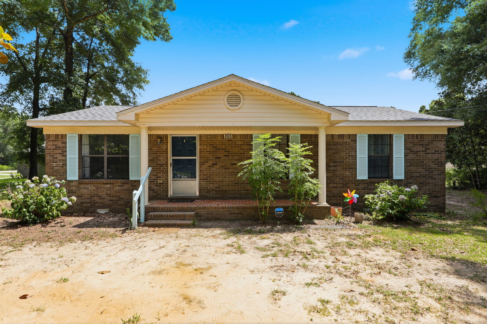 Welcome home to this charming 3 bedroom, 2 bath gem in the heart of Holt! Serene and peaceful country charm. Perfectly situated on a level, low-maintenance 0.26-acre lot. This home offers fantastic curb appeal with a spacious front porch made for rocking chairs and relaxing. Inside, you'll love the cozy vibe and functional, open floor plan. Step out back to your massive covered rear porch--the ultimate spot for morning coffee, weekend BBQs, and unwinding in the shade. Enjoy peaceful community living with the ultimate convenience of quick, easy access to I-10 and Crestview shopping. Also an easy commute to Eglin AFB, Hurlburt Field, and local beaches. Ideal for first-time buyers, downsizers, or savvy investors looking for a great opportunity. Schedule your tour today and see the potential canvas to make it your own.
**Solar panels will be paid off at closing with an acceptable offer. It can then be transferred to the new buyer.