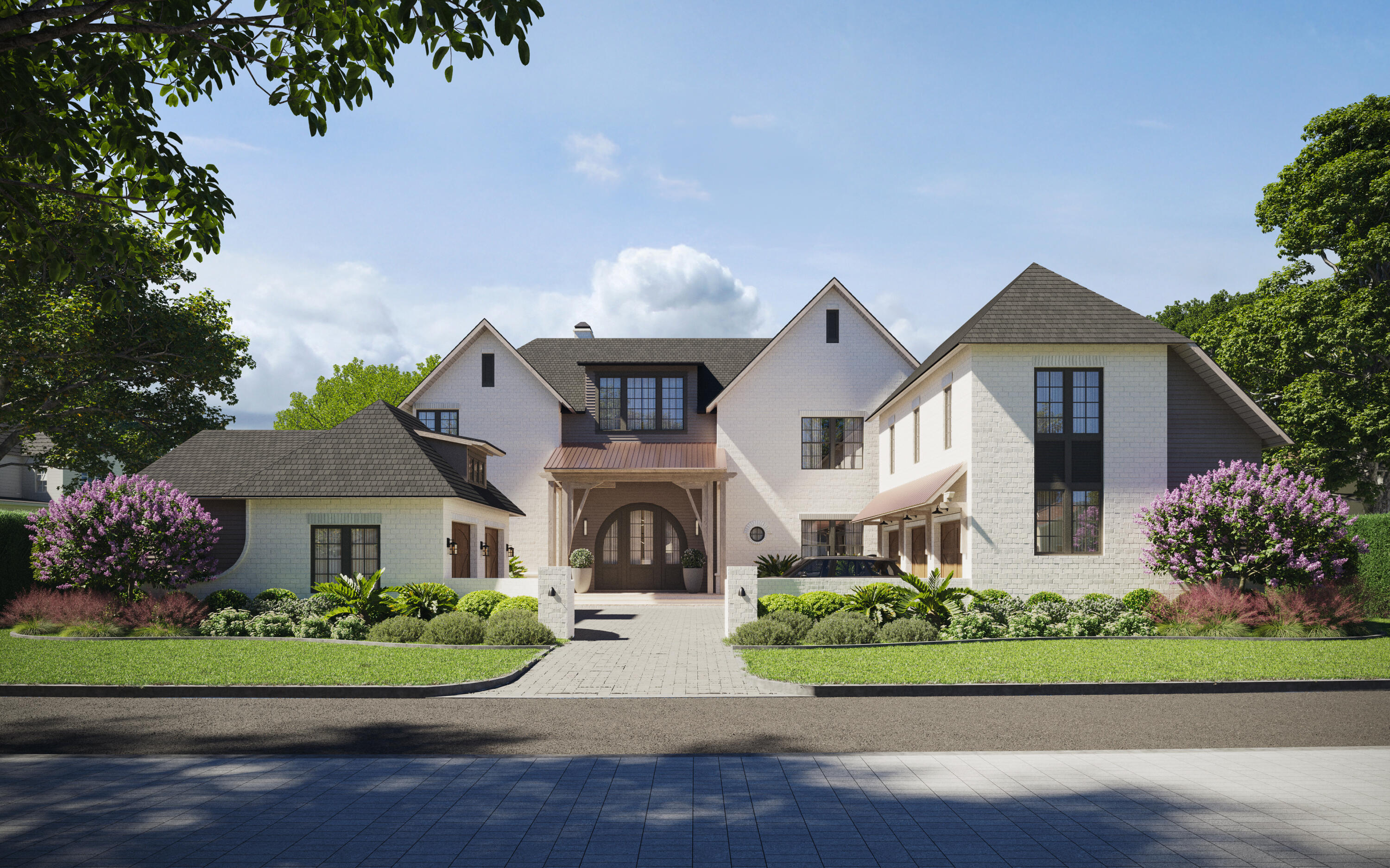 At 189 N Southern Cross Lane, a sense of anticipation lingers in the air--an emerging residence taking shape within the gated community of WaterSound Camp Creek, where thoughtful design and coastal beauty meet. Currently under construction with an early fall completion, this home by Minchew Design Build is being crafted with intention, each detail contributing to a larger story of how a home should feel as much as how it should function. One of the defining luxuries of Camp Creek living is the inclusion of a WaterSound Beach Club membership, extending the experience beyond the home to Gulf-front amenities and a refined coastal lifestyle. Spanning more than 5,500 square feet, the home unfolds with quiet confidence. As you move through the interiors, white oak hardwood floors carry a sense of warmth underfoot, guiding you from one space to the next. The main living areas are designed for both connection and ease--anchored by a fireplace and complemented by a butler's pantry and temperature-controlled wine room, where evenings can begin with a simple pour and evolve into something more memorable.

There is a rhythm to the layout--moments of gathering balanced with spaces for retreat. A dedicated office offers a place for focus, while an upstairs living area invites slower afternoons or movie nights that stretch long past sunset. The bunk room with its reading loft introduces a sense of imagination, while a second primary suite on the upper level provides an additional private retreat for comfort and flexibility. Additional unfinished space not included in the main square footage offers flexibility for a private suite, fitness studio, or creative retreat, further enhancing the home's versatility. 

The primary suite feels elevated in both design and perspective, with vaulted ceilings and soft pond views that shift with the light throughout the day. It's a space designed for stillness--where mornings arrive gently, and evenings settle in with ease.

Outdoors, the home opens into a setting designed to be lived in fully. A heated saltwater pool and hot tub become the center of the experience, framed by an outdoor kitchen and fireplace that invite conversation, celebration, and time spent under open skies. Subtle architectural touches, including copper roof accents, add character and a sense of permanence.

The five-car garage, thoughtfully designed to accommodate a lift, speaks to both practicality and possibility--space not just for storage, but for lifestyle. 

As it nears completion, 189 N Southern Cross Lane tells a story of balance--between architecture and environment, gathering and solitude, intention and ease. It is a home designed not simply to be seen, but to be experienced over time, where each day unfolds with a quiet sense of place within Camp Creek.