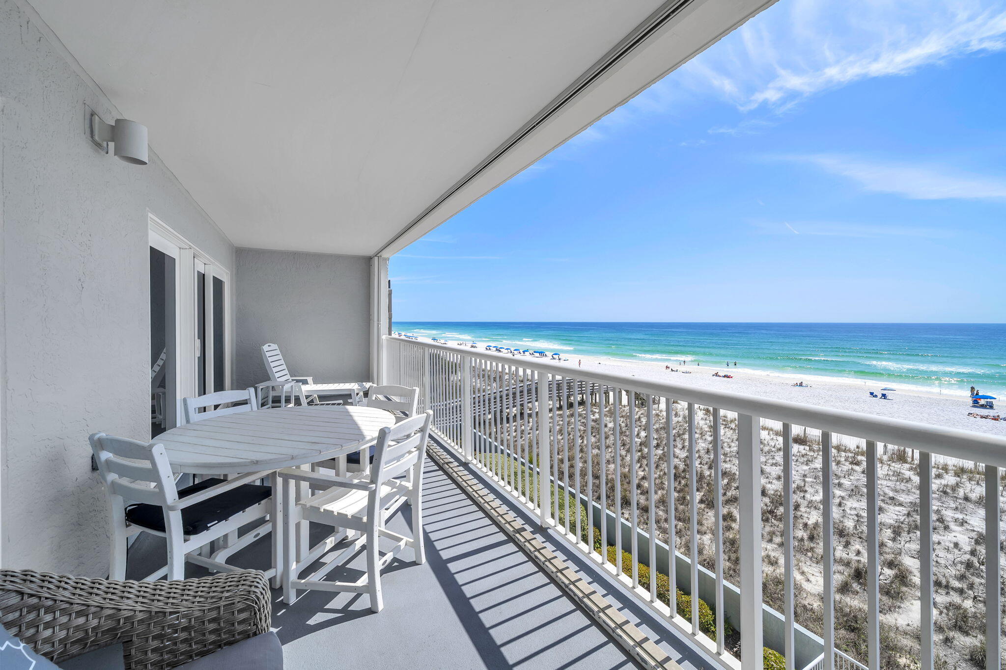 Bring the whole family to your own beach Front oasis in this 3/3 Gulf-Front Condo offering an Impressive 1500+ sqft of space with stunning view of the turquoise water and sugar sand. An updated kitchen w/ breakfast bar, spacious living room with new 65'' TV, view from every corner, and a gulf front primary suite are just a few highlights of this spectacular condo. Islander Beach Resort is a premium gulf front resort with amazing amenities like direct beach access, gulf front pool, garage owner parking, grill/picnic area, gym and on site management. With a proven strong rental history of $70K/ year in the last two years and summer calendar almost fully, this condo offers the perfect combination of dream beach vacation and strong investment opportunity. Call Today.