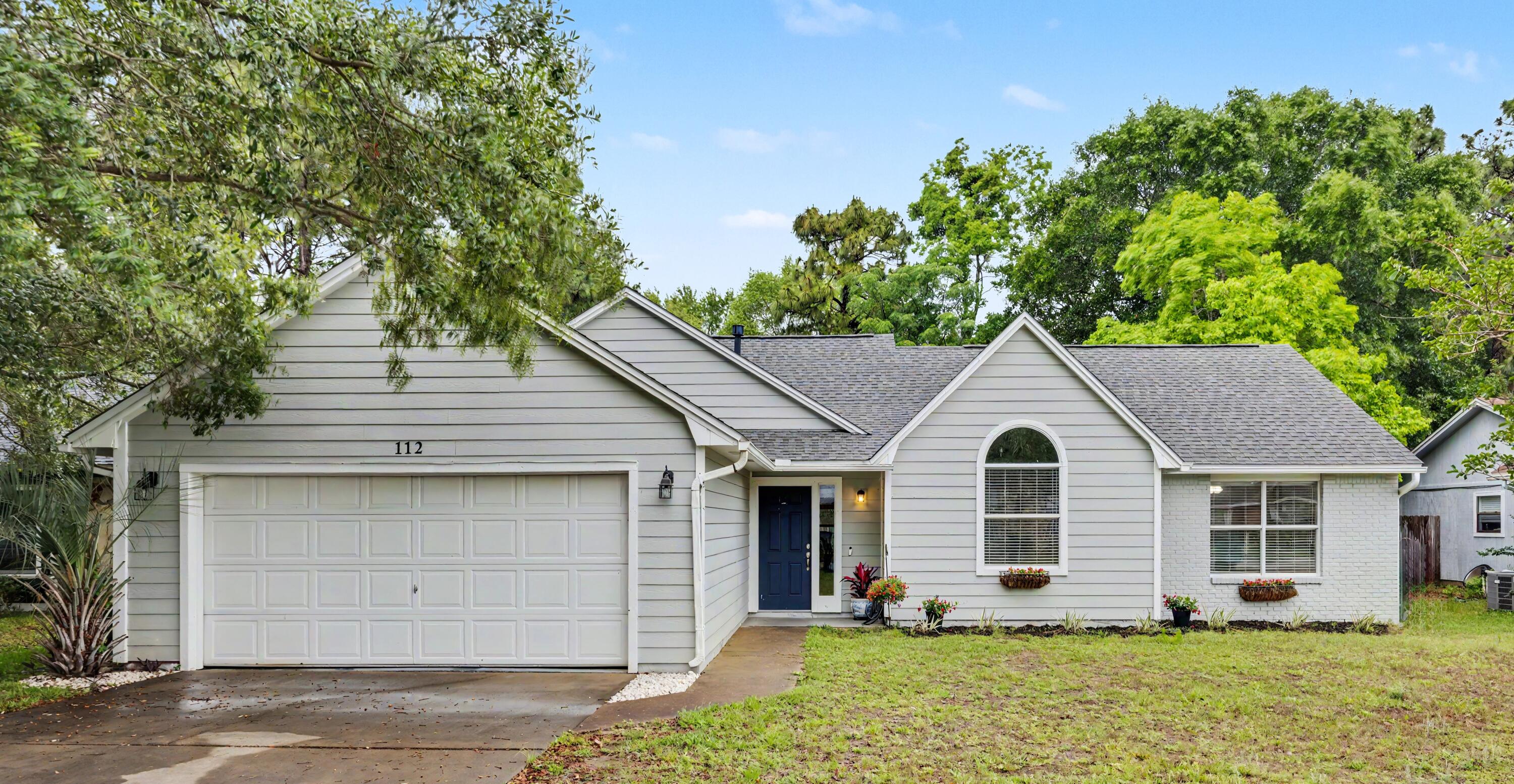 LOCATION, LOCATION, LOCATION. This fabulous home in the sought after Bluewater Bay community features 3 bedrooms and 2 bathrooms with a large screened in back porch where you can enjoy some fresh air with room for a pool. NO HOA and just minutes from the beautiful BEACHES of Destin and a short walk to Choctawhatchee Bay. This beautiful home has vaulted ceilings, a gorgeous fireplace and tons of natural light and was completely remodeled a few years ago.

The kitchen is a chef's delight and was skillfully updated with gorgeous quartz countertops, new cabinetry with lighting, a beautiful sink, tile backsplash, well appointed accent lighting and stainless steel appliances.

The roof was installed in 2023.  Remodel was completed in 2020 creating effective home age of 2005.