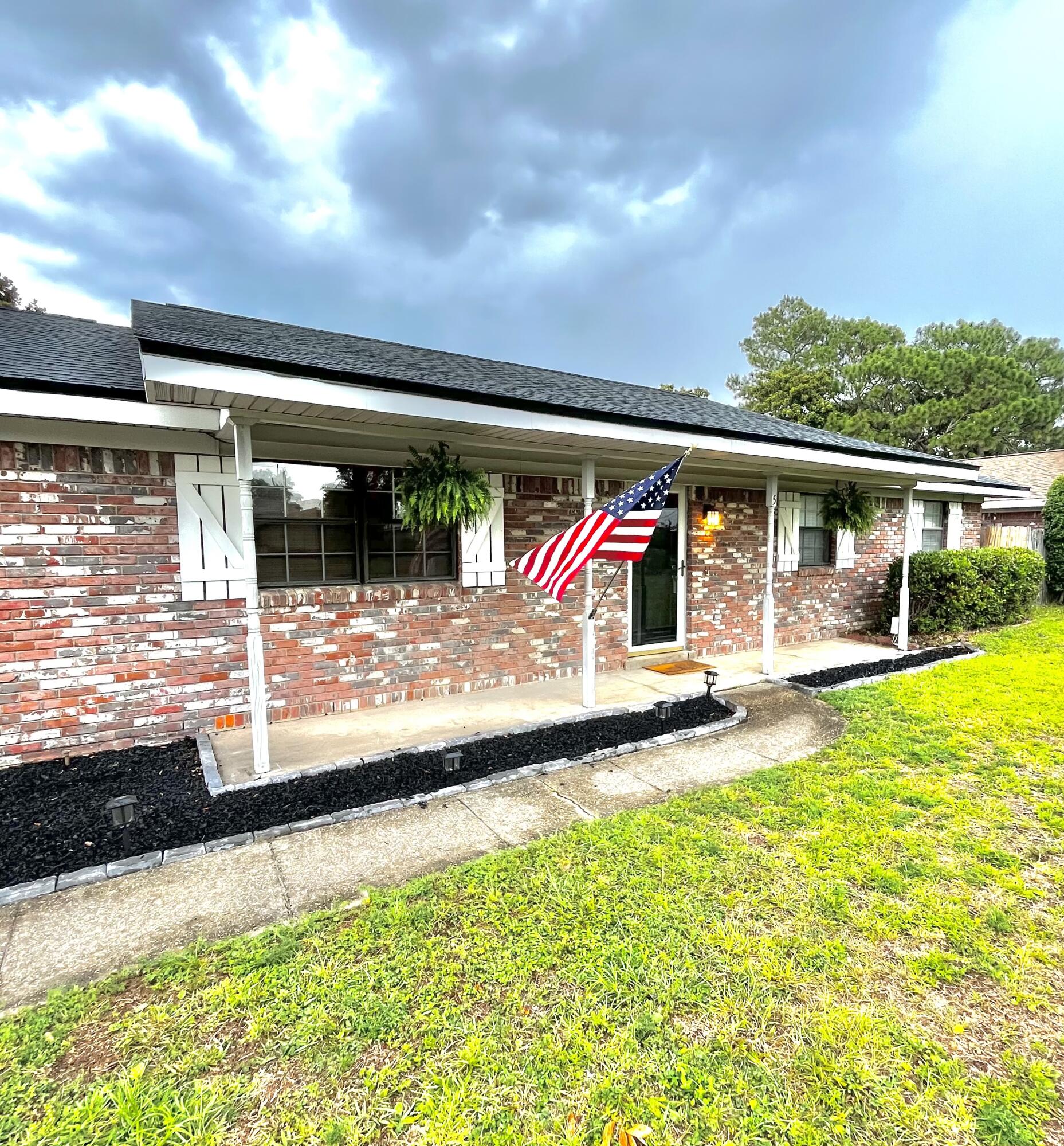 Charming all-brick 4 bedroom, 2 bath is conveniently located 3 miles from Hurlburt Field. This well-maintained home offers comfortable single-level living with a classic brick exterior and an inviting layout. Large 27' front porch. A new roof provides peace of mind, and the location is ideal -- close to shopping, dining, and everyday conveniences. The fenced backyard adds privacy and space for pets, play, or outdoor gatherings. Lakeview has easy access to Hwy 98, this solid brick ranch is ready for it's next chapter. Come see it today!